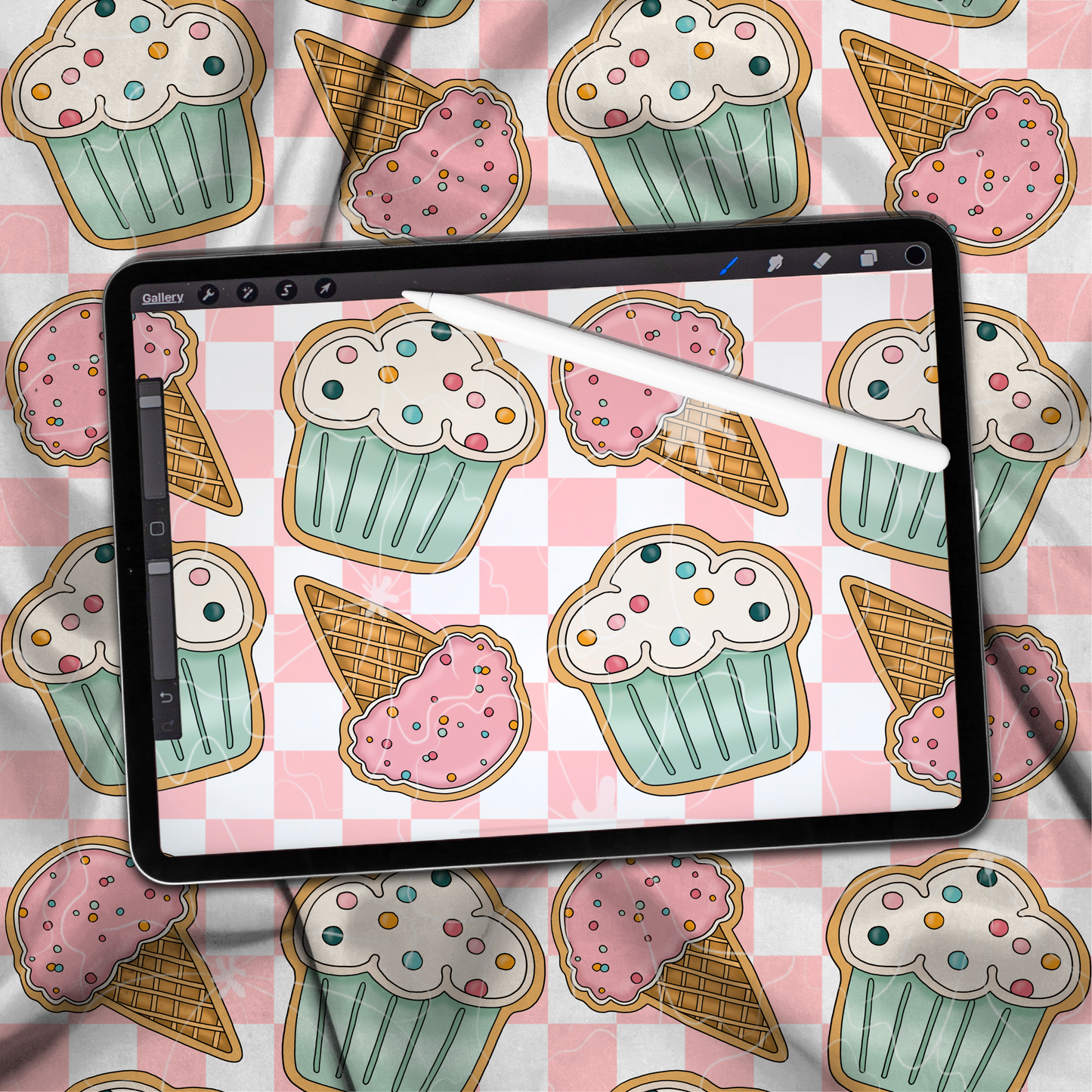 SUGAR COOKIES SEAMLESS | Digital Download | PNG