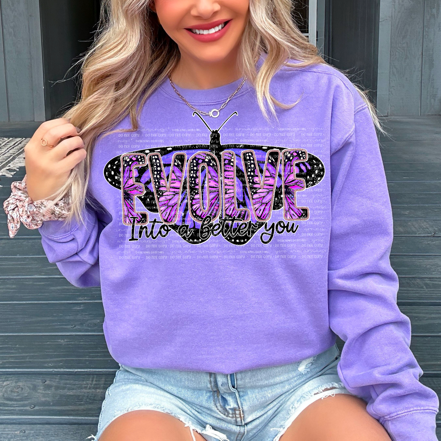 EVOLVE FAUX EMBROIDERY | Digital Download | PNG