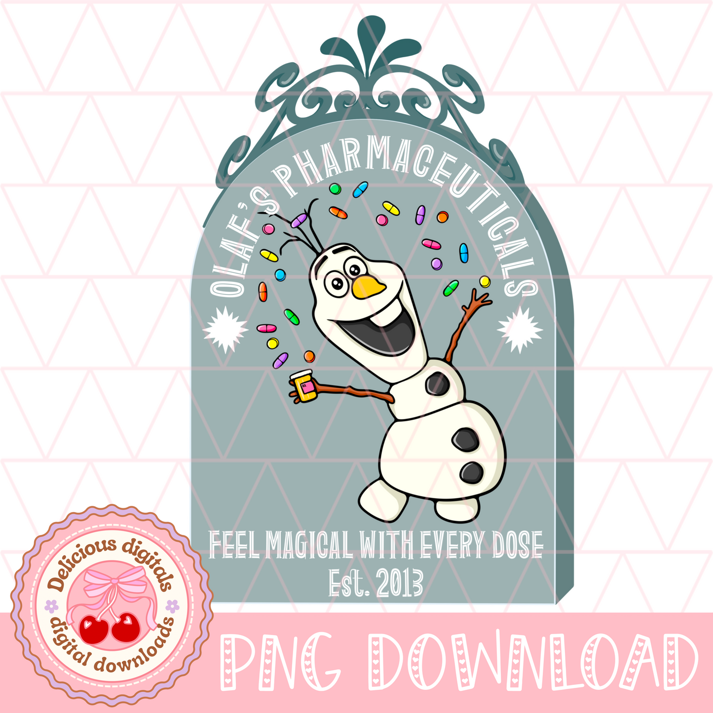 SNOWMAN PHARMA PNG | SUBLIMATION PNG | AUTOMATIC DOWNLOAD