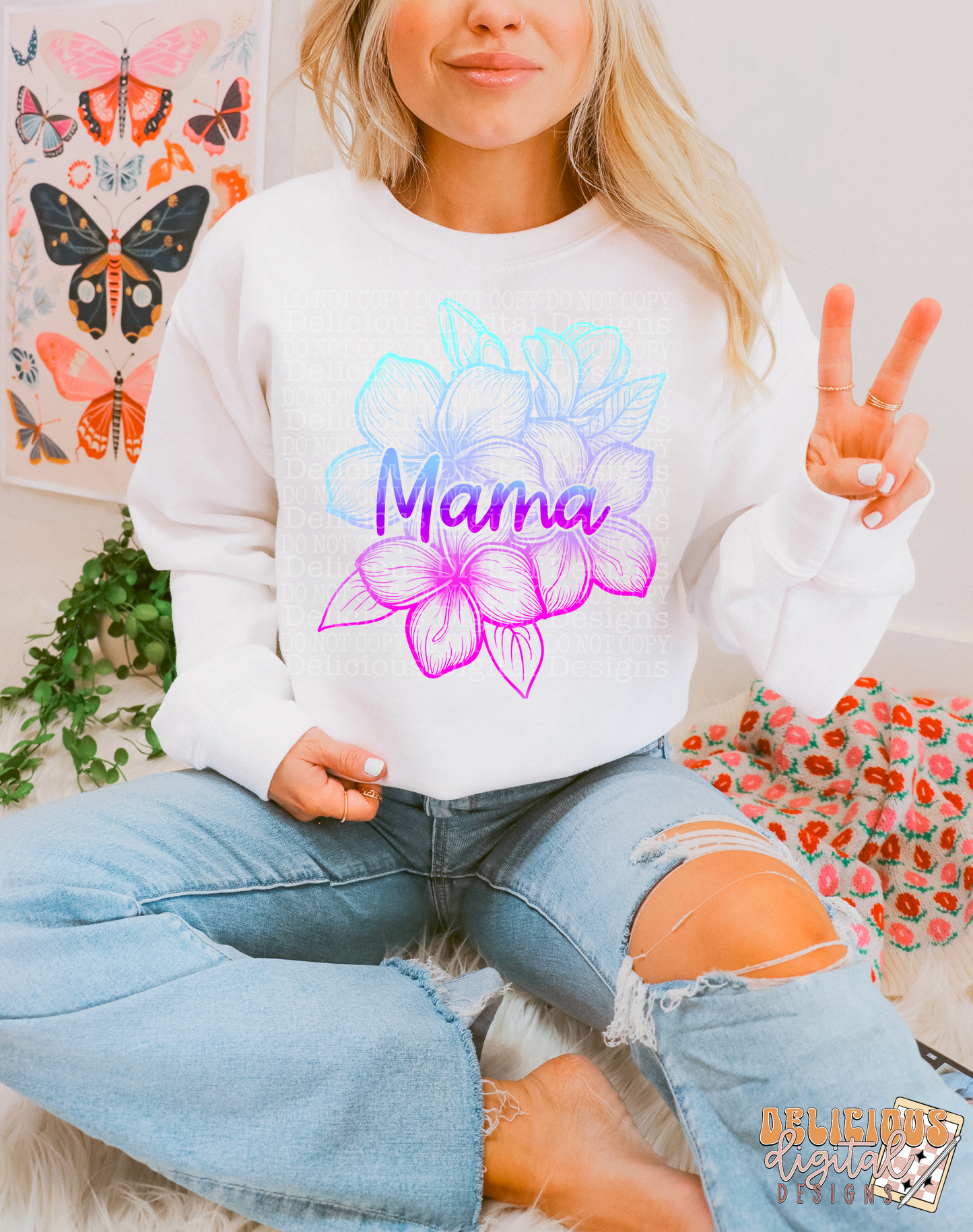 MAMA OMBRÉ | Digital Download | PNG