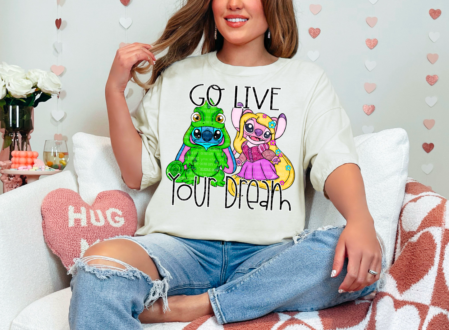 GO LIVE YOUR DREAM PNG | Digital Download | PNG