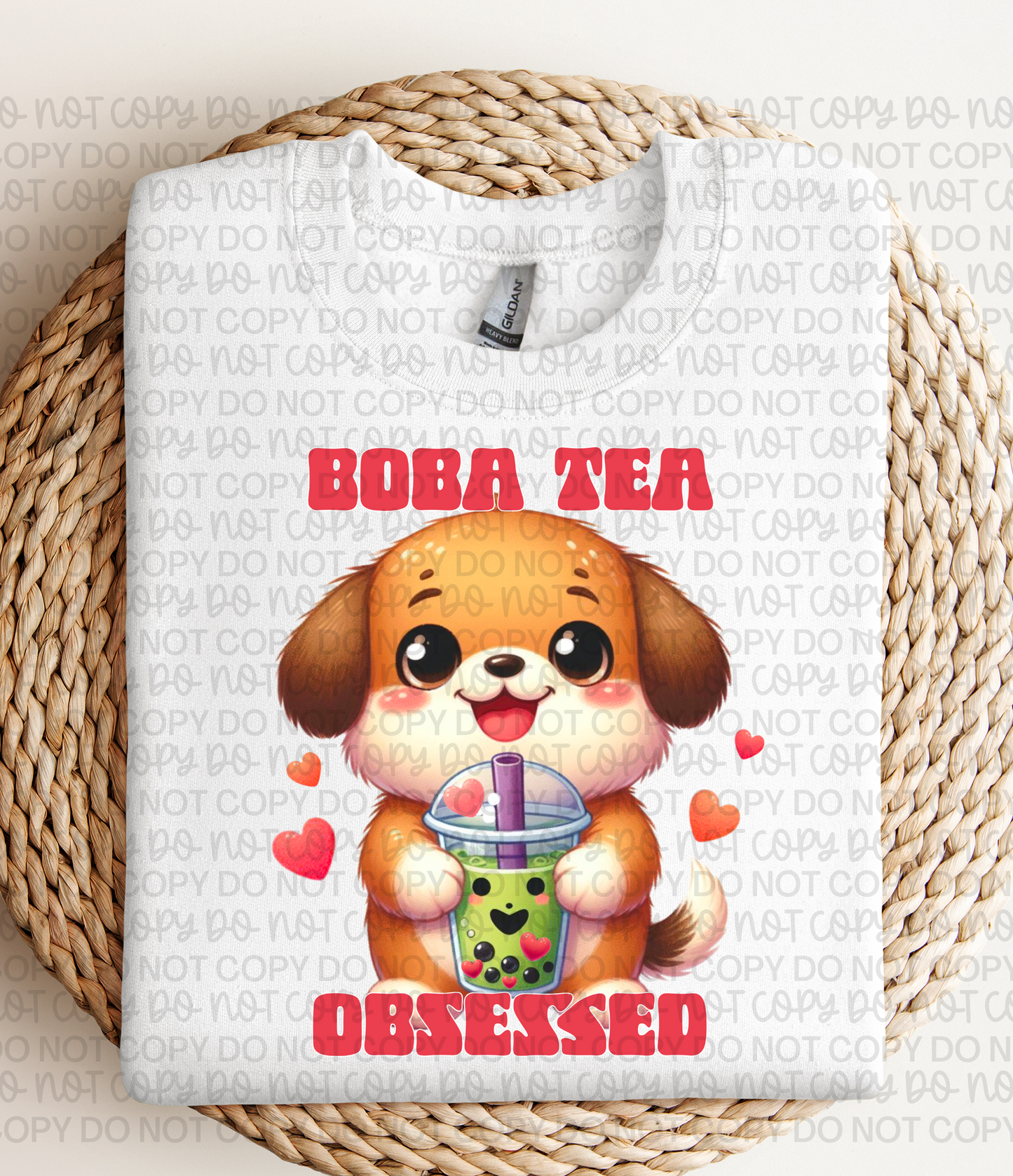 BOBA TEA PUPPY PNG | Digital Download | PNG