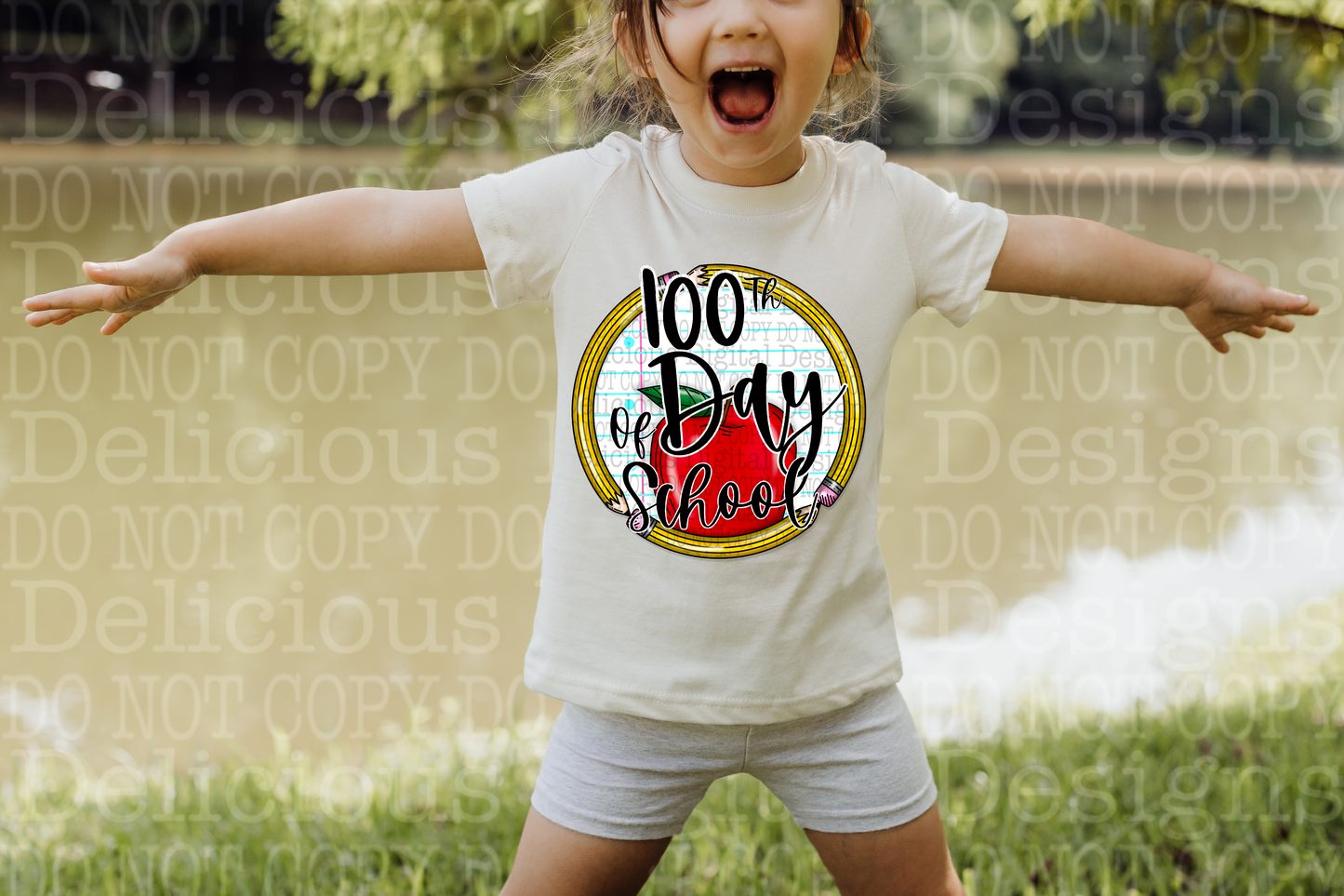 100TH DAY OF SCHOOL PNG | Digital Download | PNG
