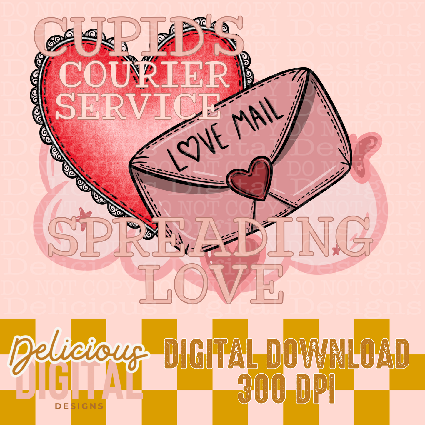 CUPID’S COURIER PNG | Digital Download | PNG