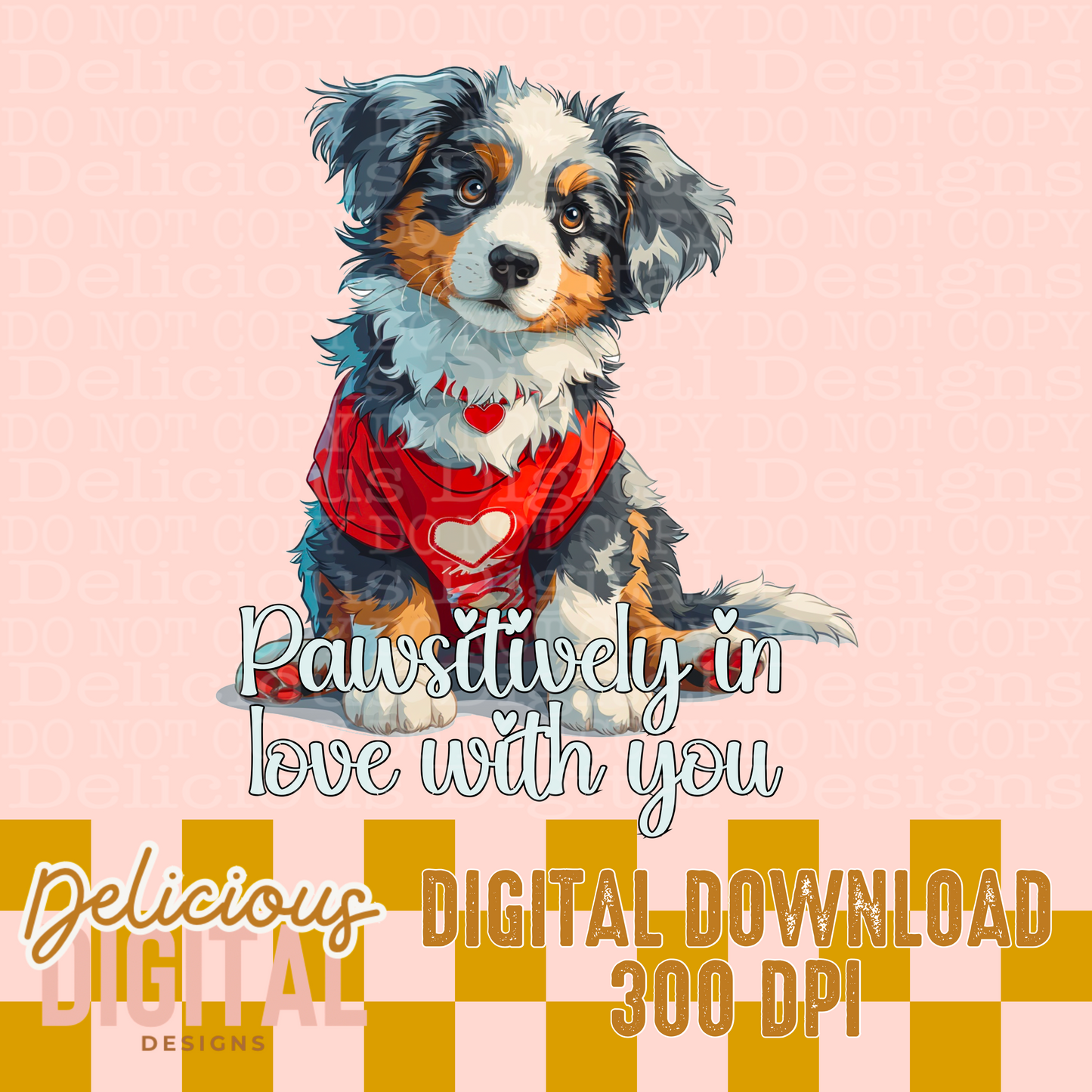 BLIE MERLE AUSTRALIAN SHEPHERD PNG | Digital Download | PNG