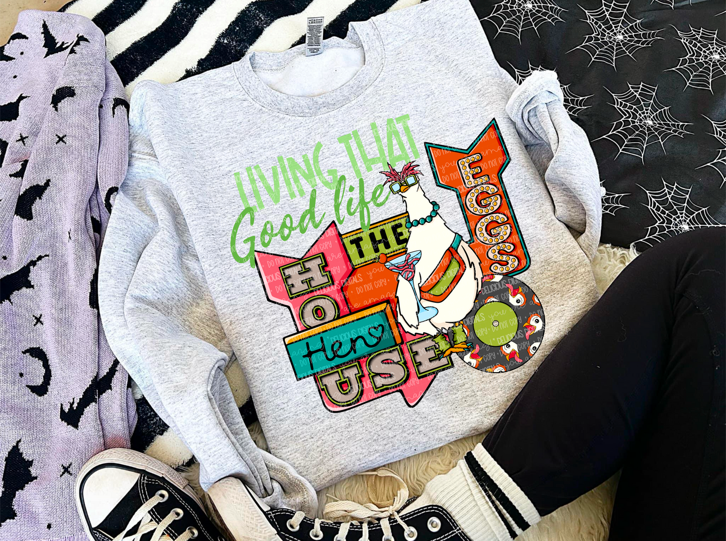 LIVING THE GOOD LIFE PNG | SUBLIMATION PNG | AUTOMATIC DOWNLOAD