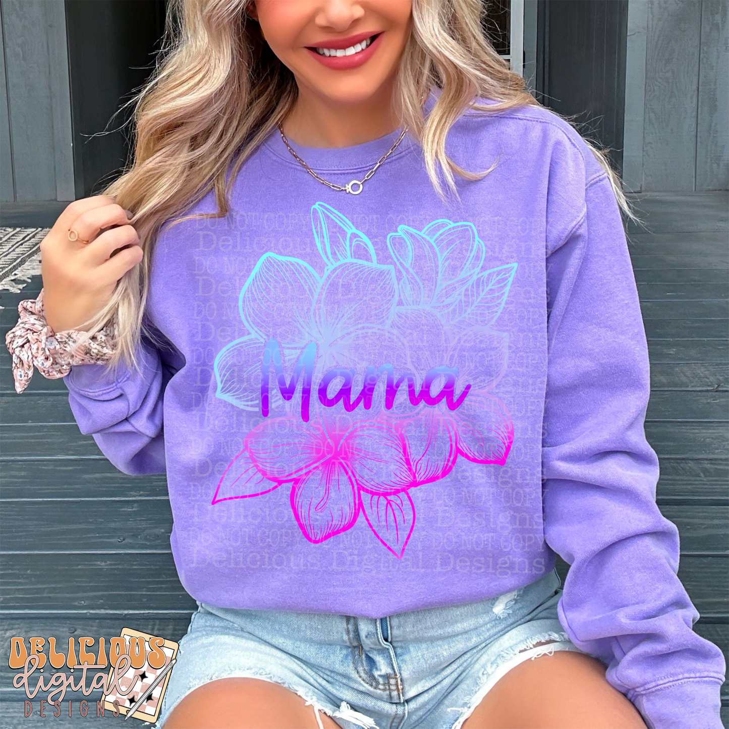 MAMA OMBRÉ | Digital Download | PNG