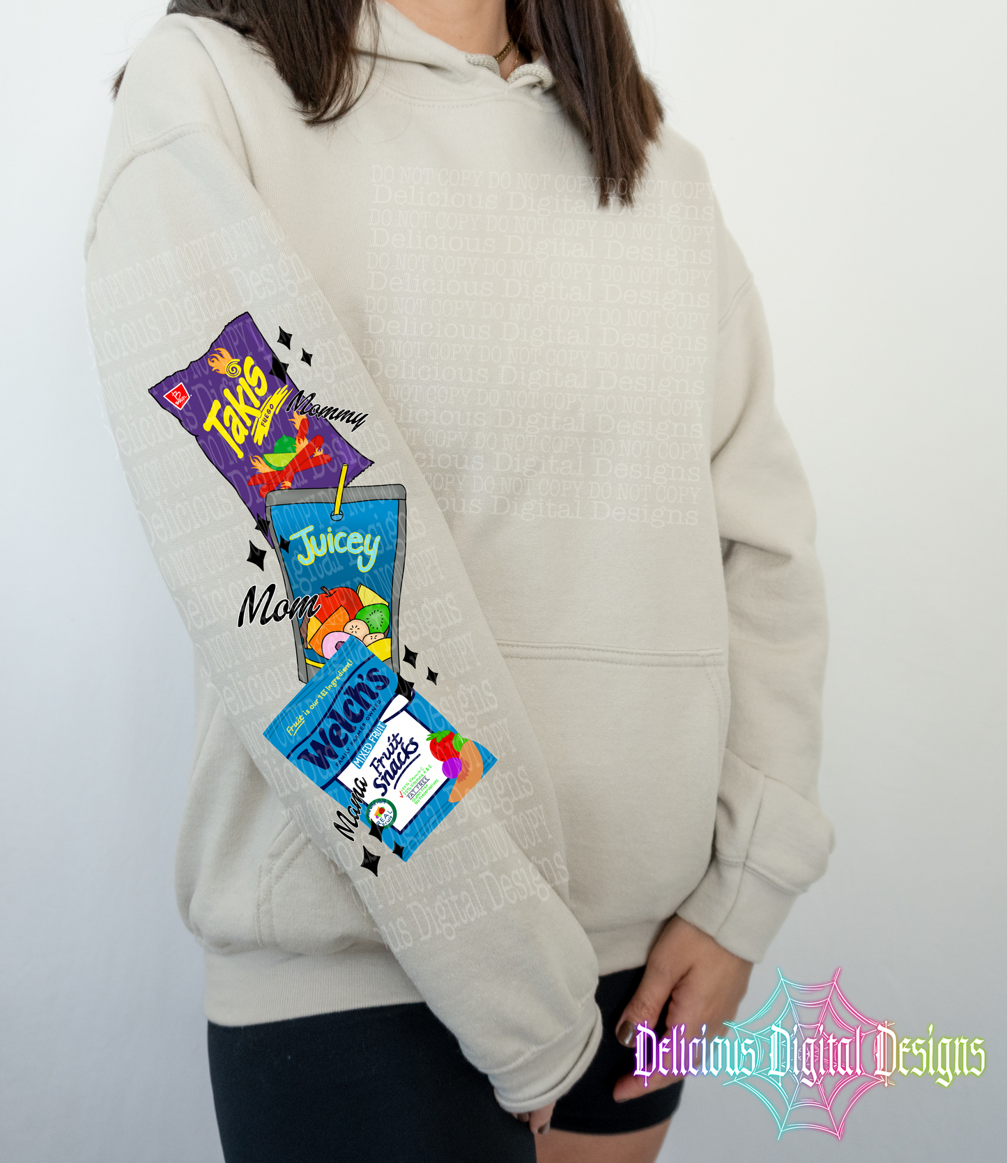 SNACK MOM SLEEVE (SLEEVE only) | Digital Download | PNG