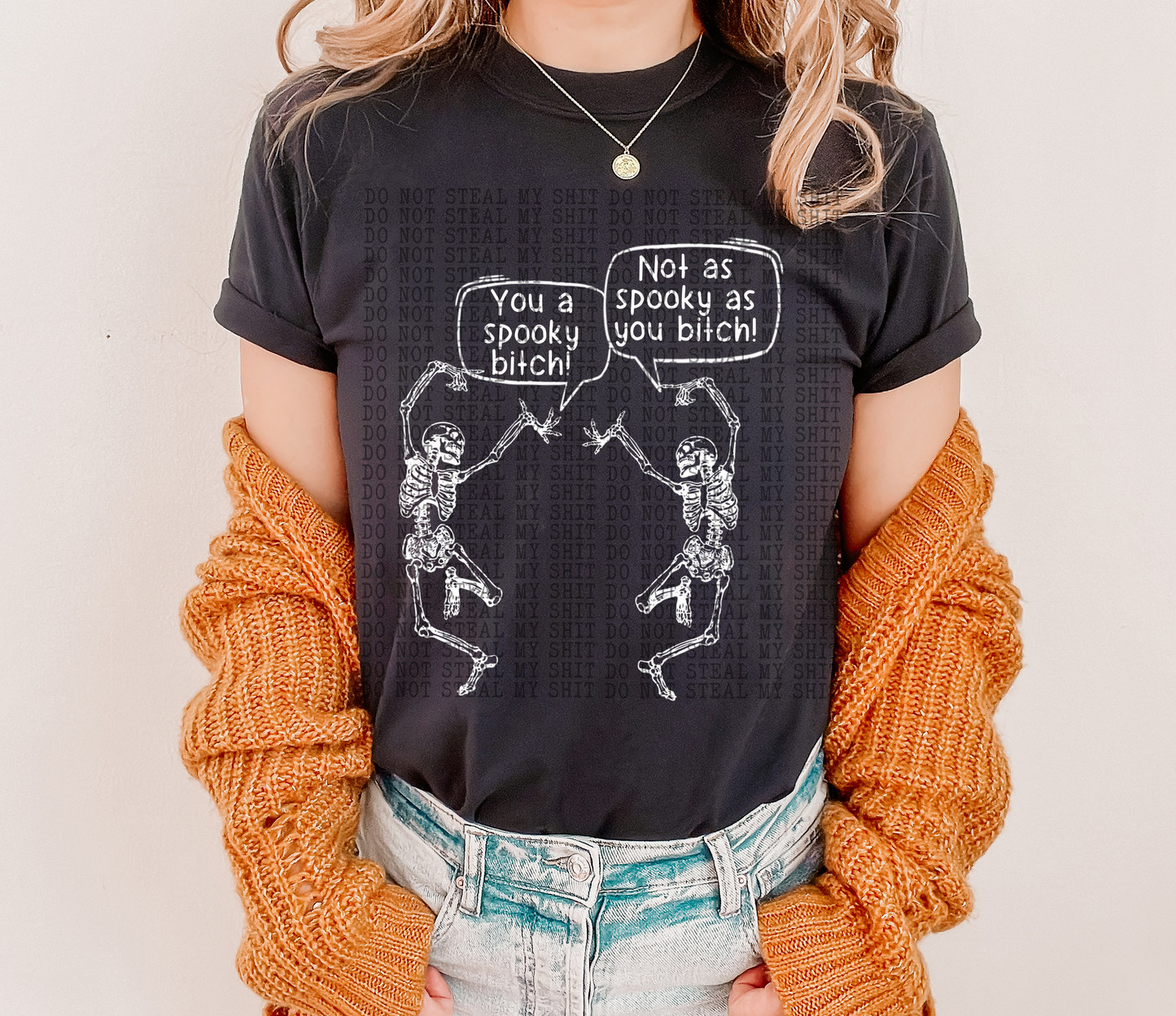 YOU A SPOOKY BITCH WHITE PNG | Digital Download | PNG