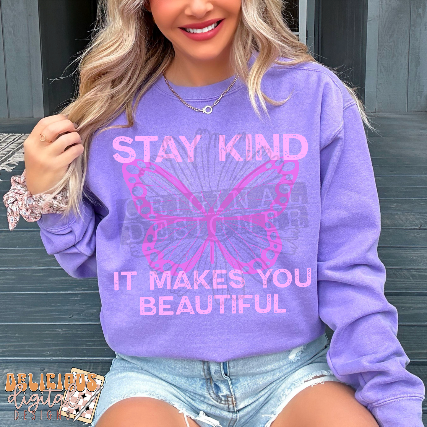 STAY KIND IT MAKES YOU BEAUTIFUL PNG | Digital Download | PNG