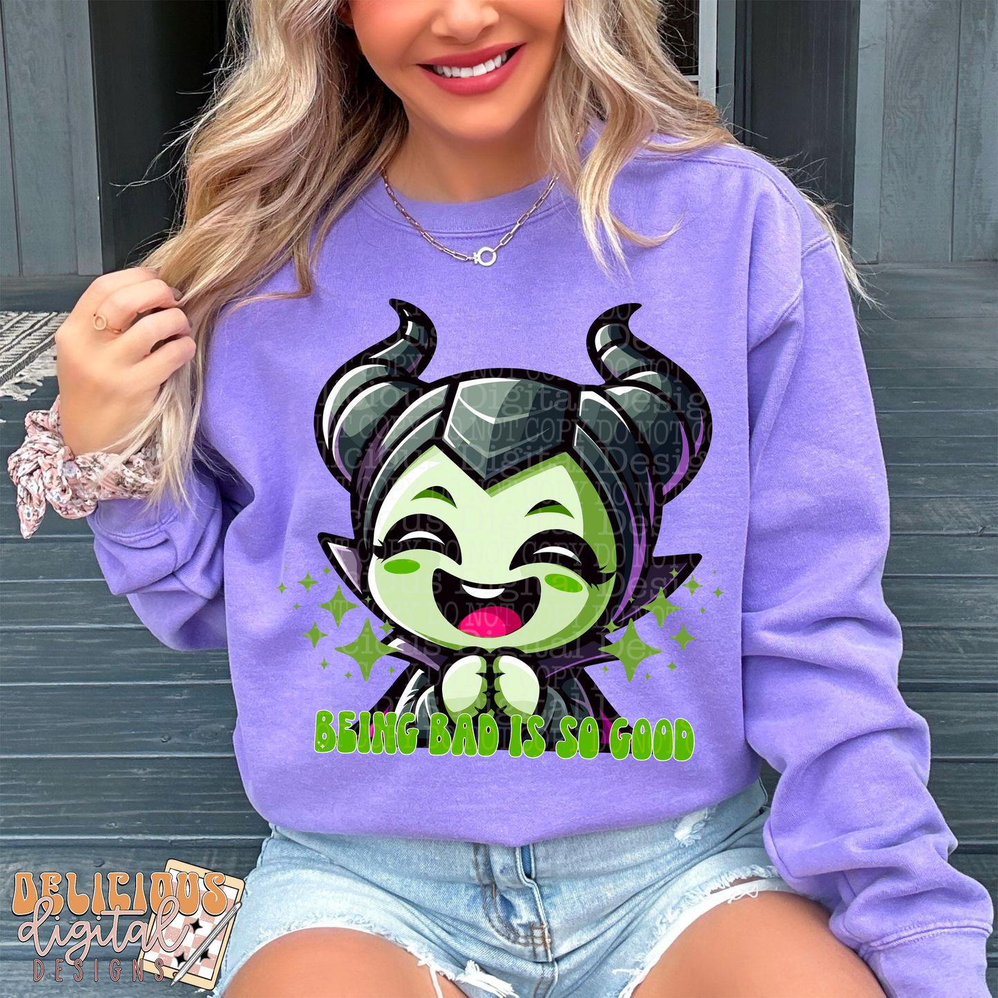 BEING BAD IS SO GOOD PNG | Digital Download | PNG
