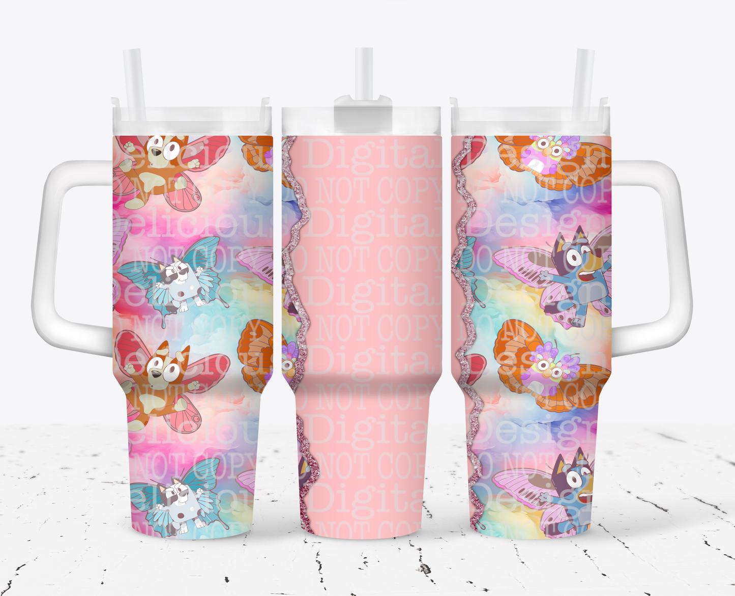 BUTTERFLY FRIENDS TUMBLER | Digital Download | PNG