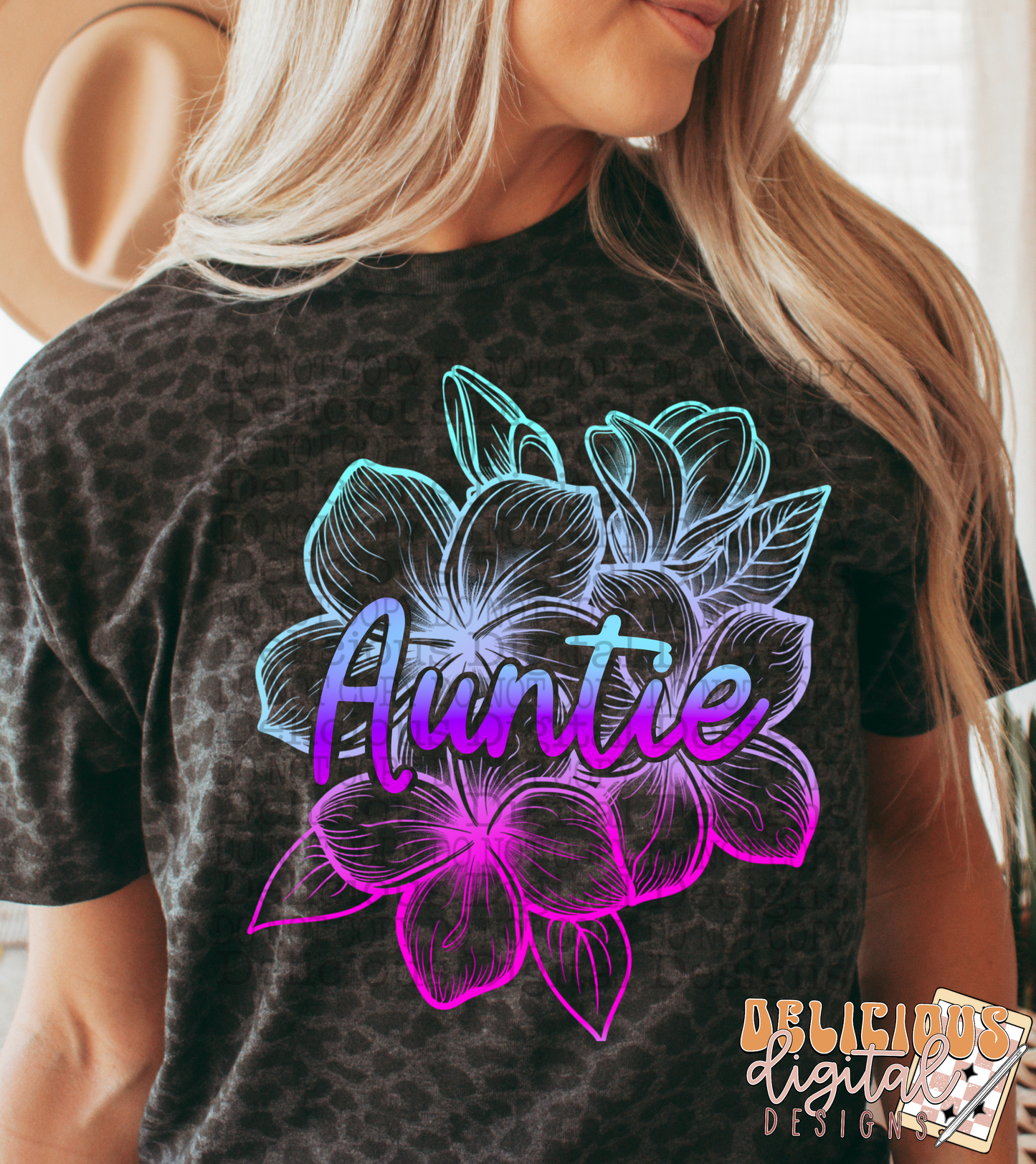 AUNTIE OMBRÉ | Digital Download | PNG