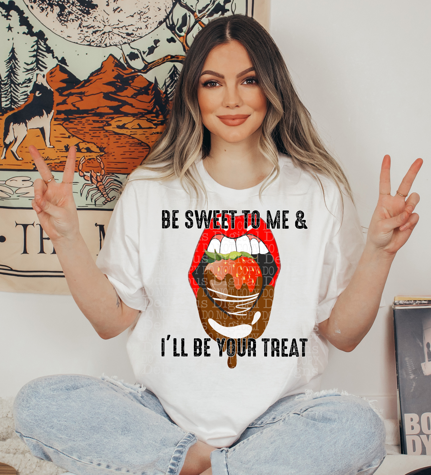 SER DULCE CONMIGO PNG | Descarga digital | PNG