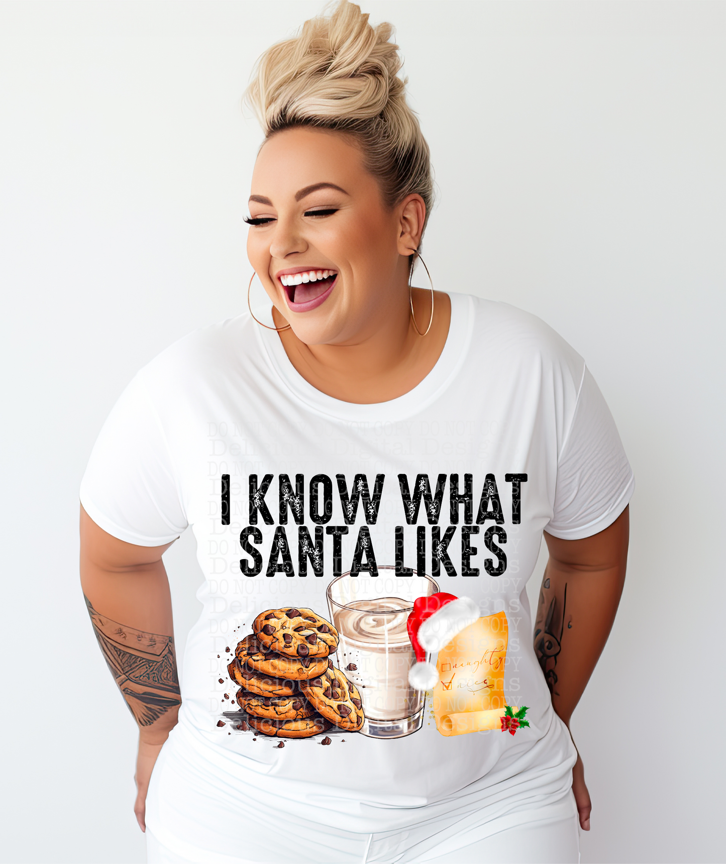 I KNOW WHAT SANTA LIKES PNG | Digital Download | PNG