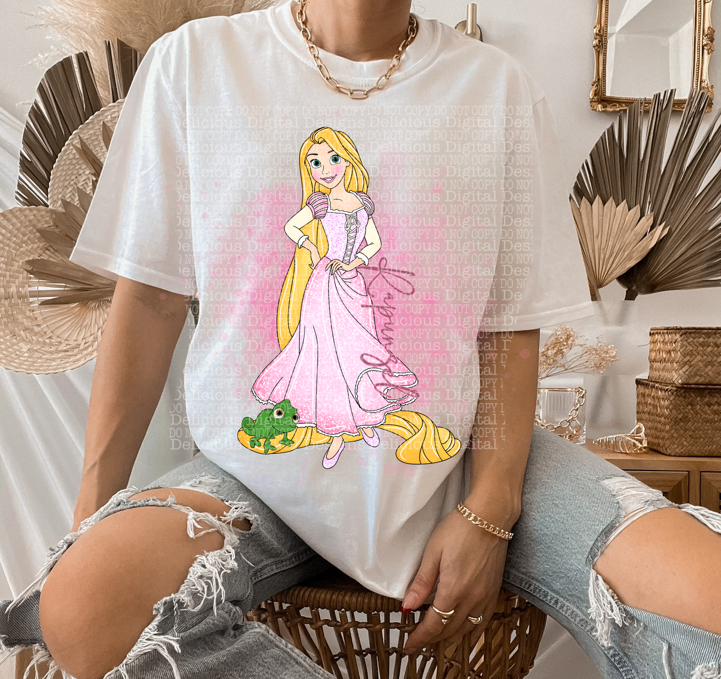 PRINCESA ROSA 5 PNG | Descarga digital | PNG