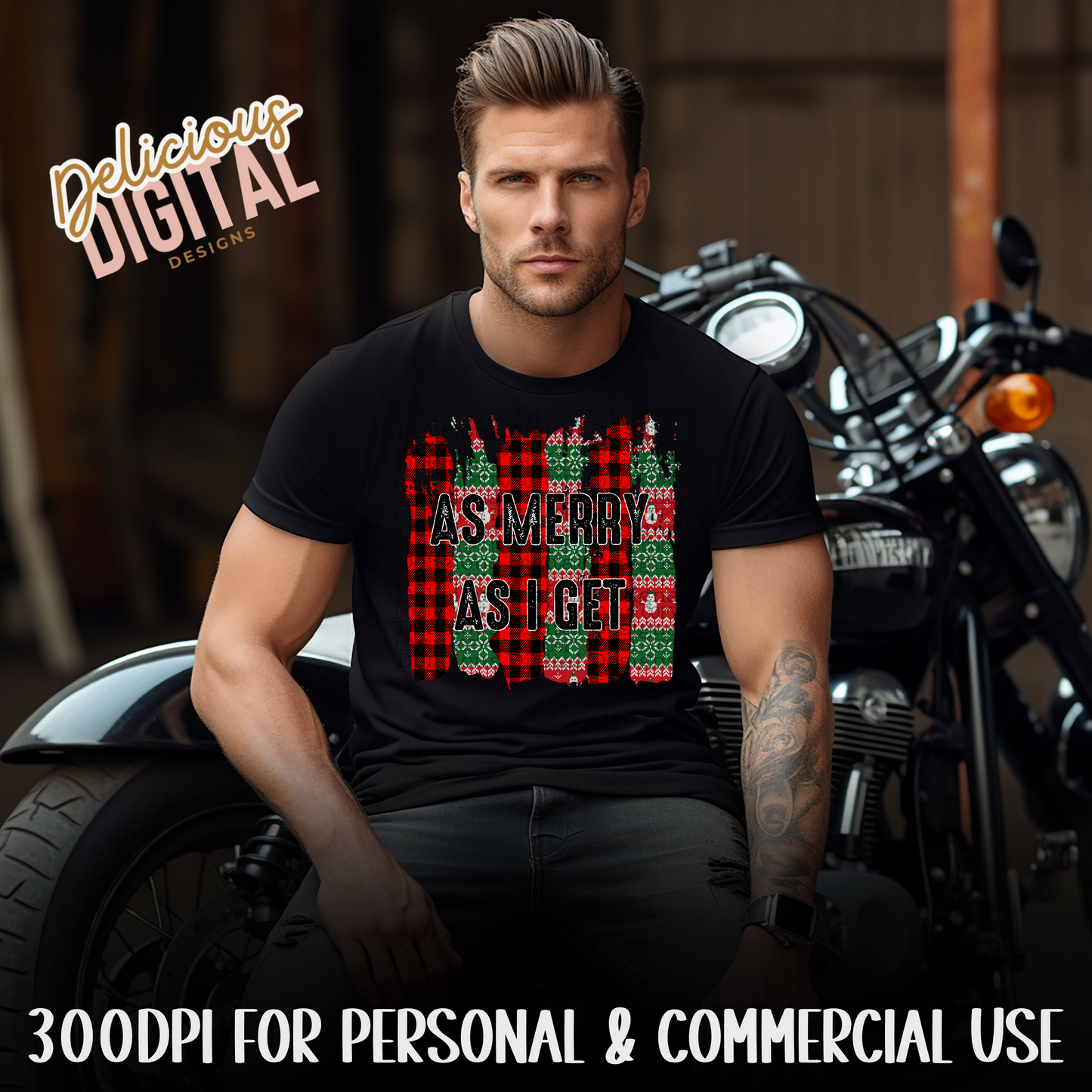 AS MERRY AS I GET | Digital Download | PNG