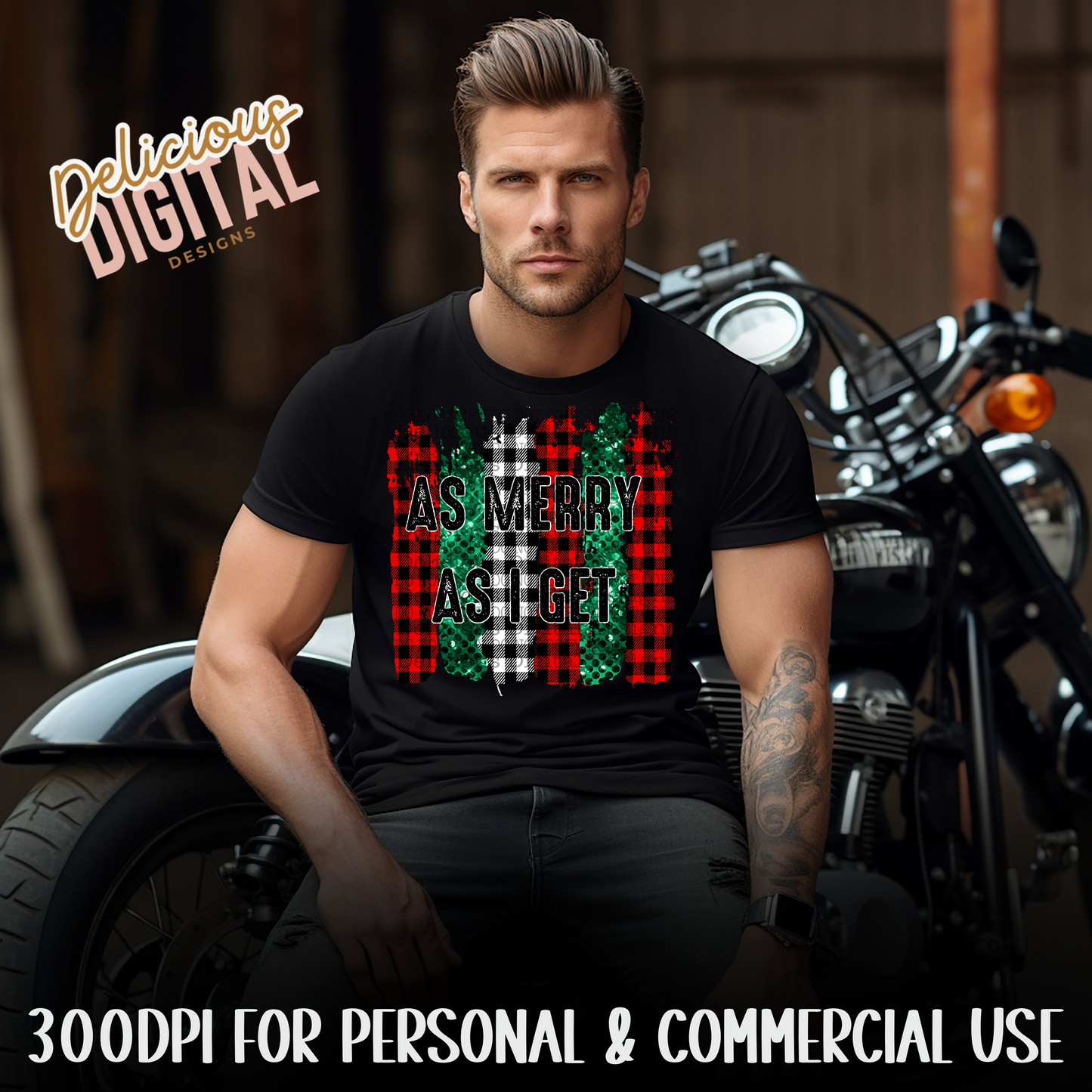 AS MERRY AS I GET | Digital Download | PNG
