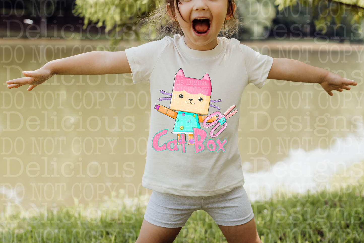 CAJA DE GATO GDH PNG | Descarga digital | PNG