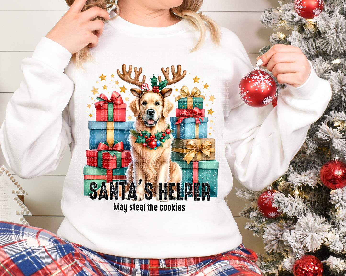 SANTAS HELPER PNG | Digital Download | PNG
