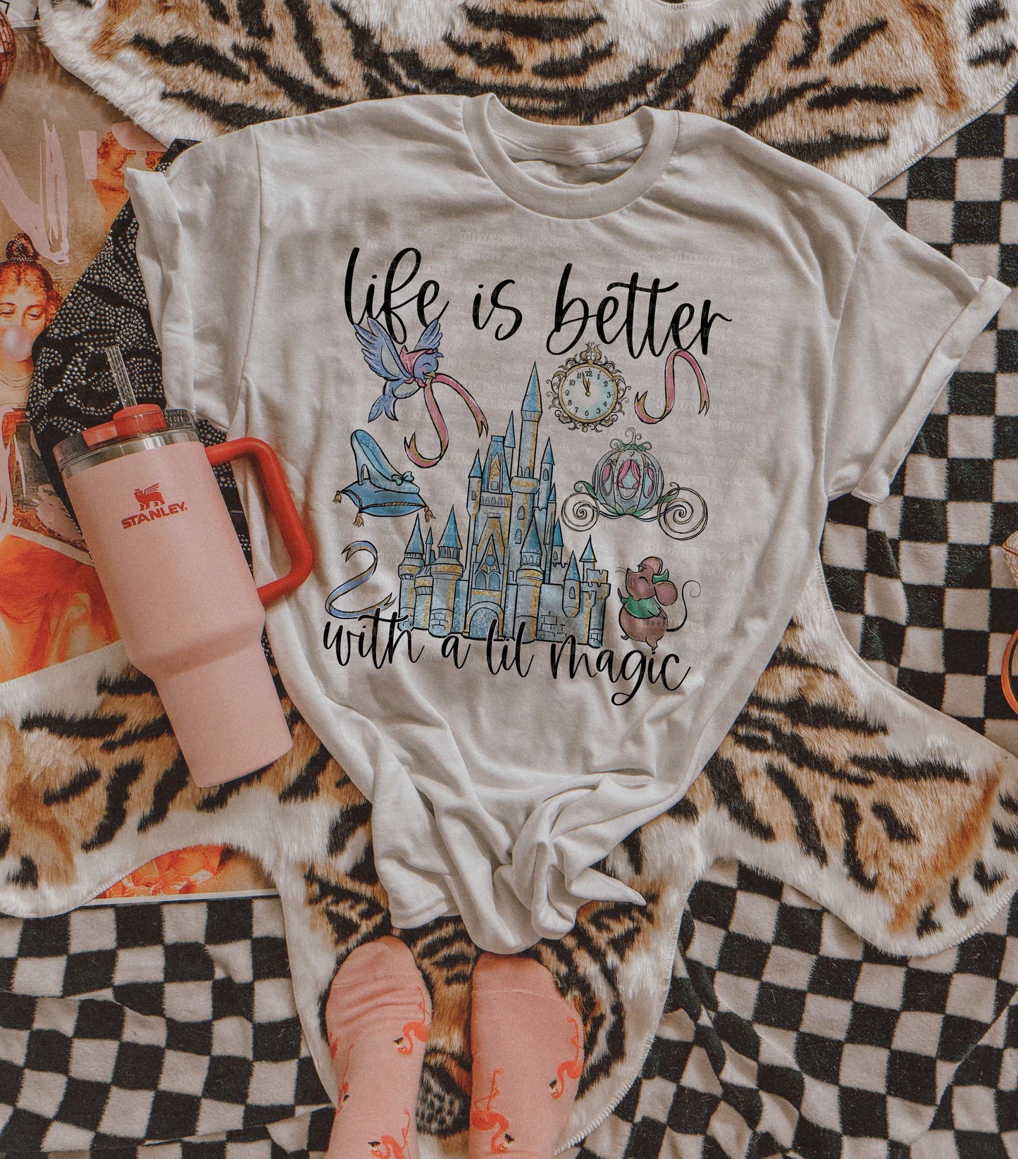 LIFE IS BETTER WITH A LITTLE MAGIC PNG | SUBLIMATION PNG | AUTOMATIC DOWNLOAD