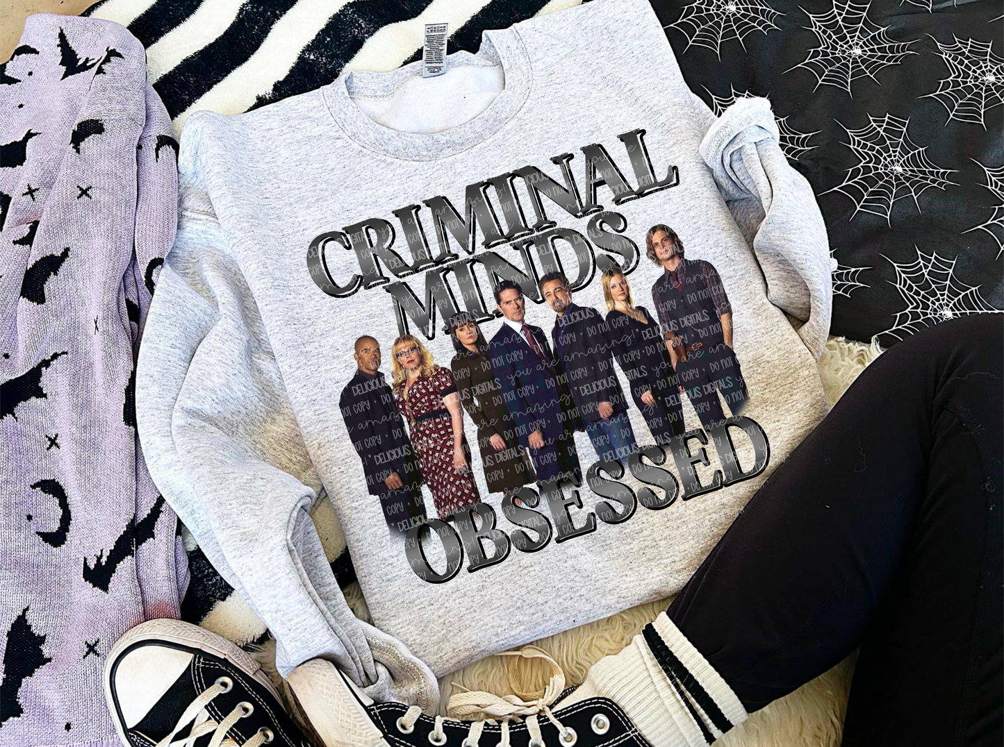 CRIMINAL MINDS OBSESSED PNG | SUBLIMATION PNG | AUTOMATIC DOWNLOAD