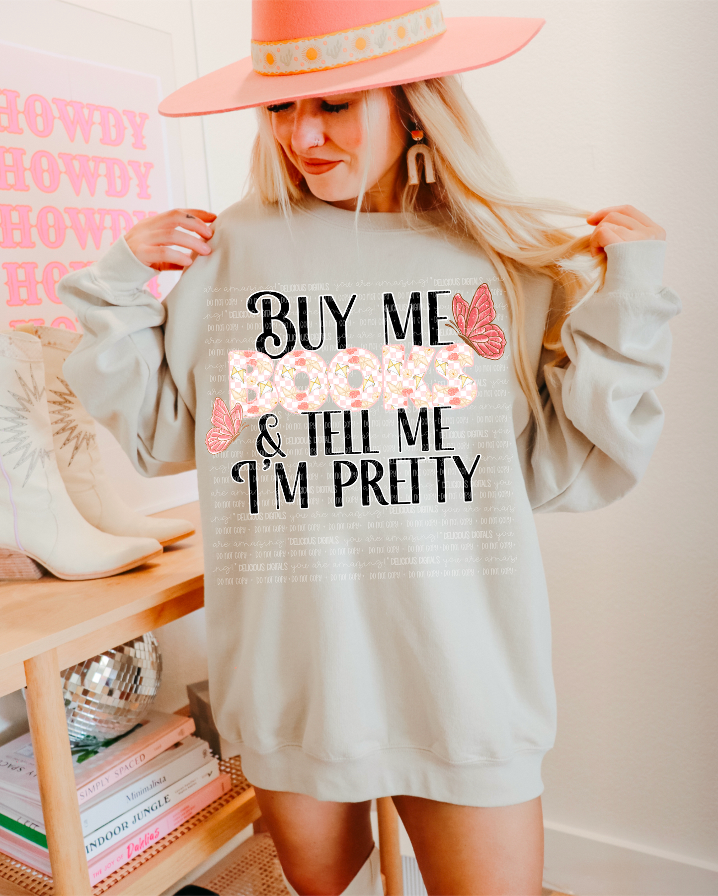 BUY ME BOOKS AND TELL ME I’M PRETTY PNG | SUBLIMATION PNG | AUTOMATIC DOWNLOAD