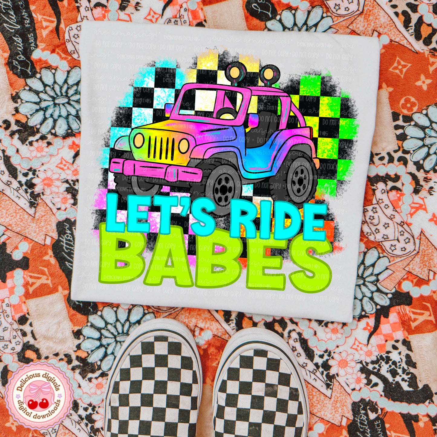 LET’S RIDE BABES PNG | SUBLIMATION PNG | AUTOMATIC DOWNLOAD