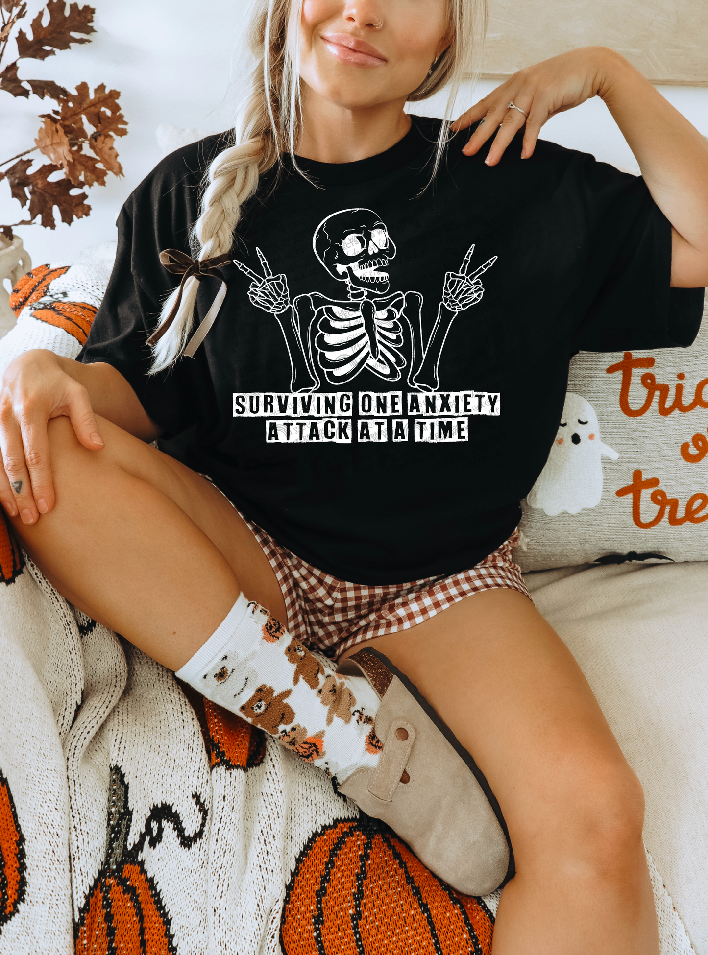 SURVIVING ONE ANXIETY ATTACK AT A TIME PNG | Digital Download | PNG