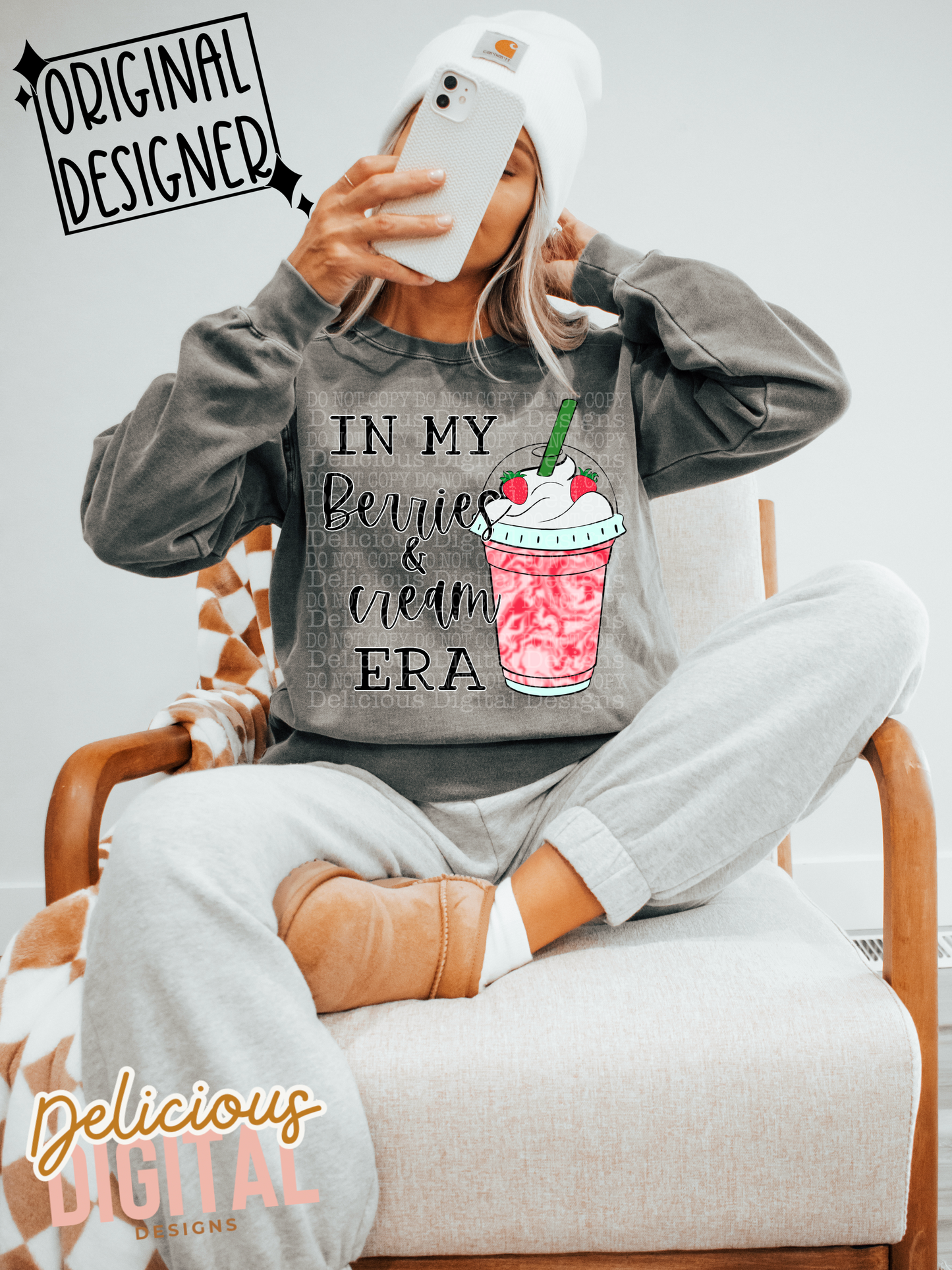 IN MY BERRIES & CREAM ERA PNG | Digital Download | PNG