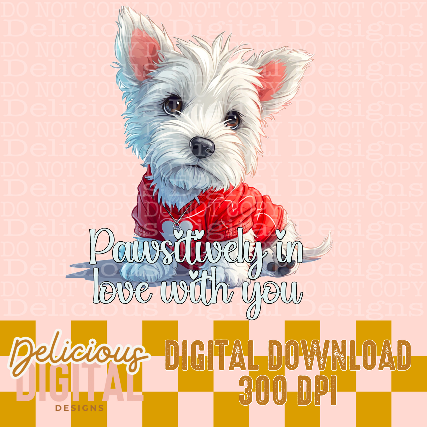 WESTIE PNG | Digital Download | PNG