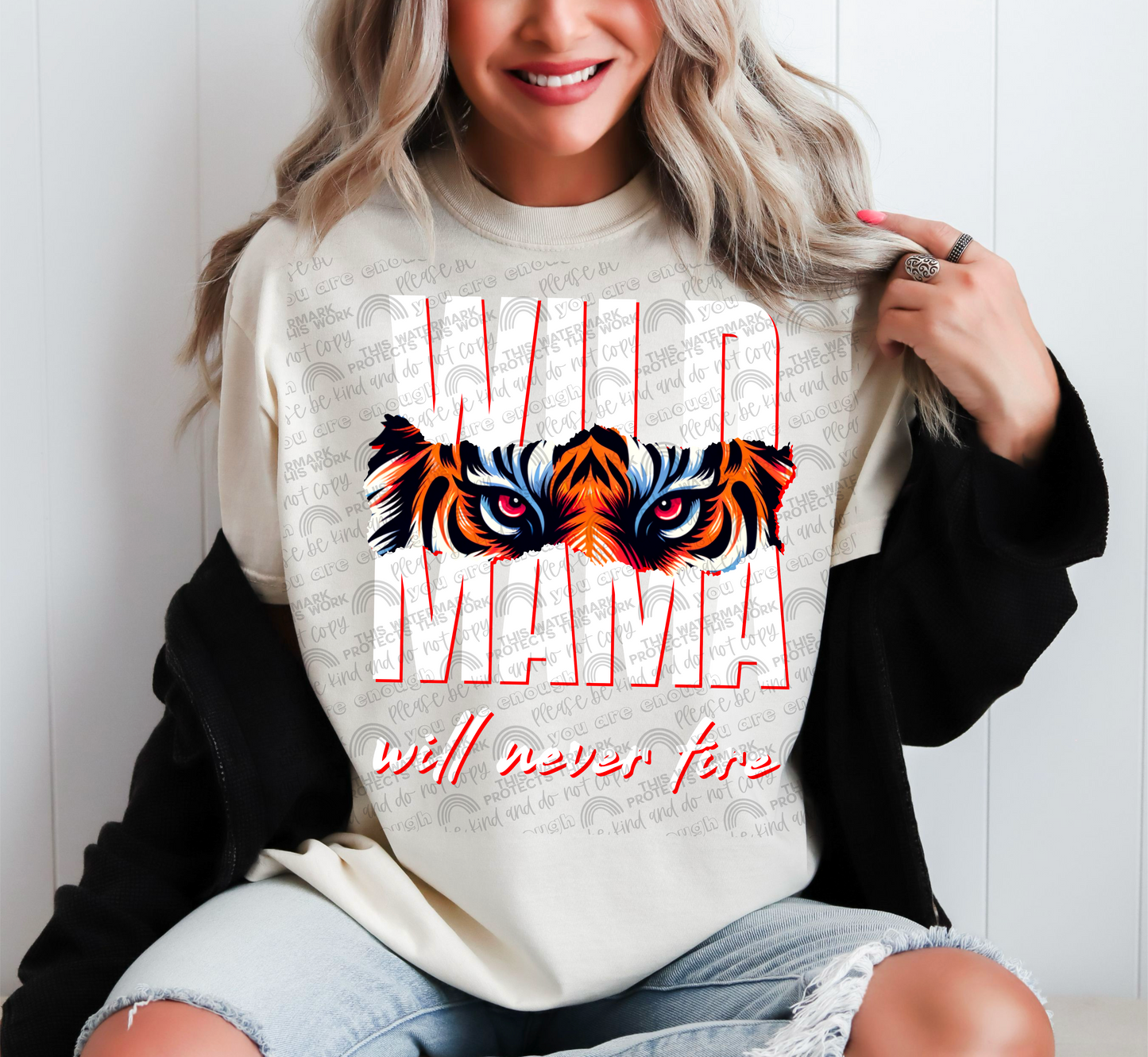 WILD MAMA WILL NEVER TIRE PNG | Digital Download | PNG