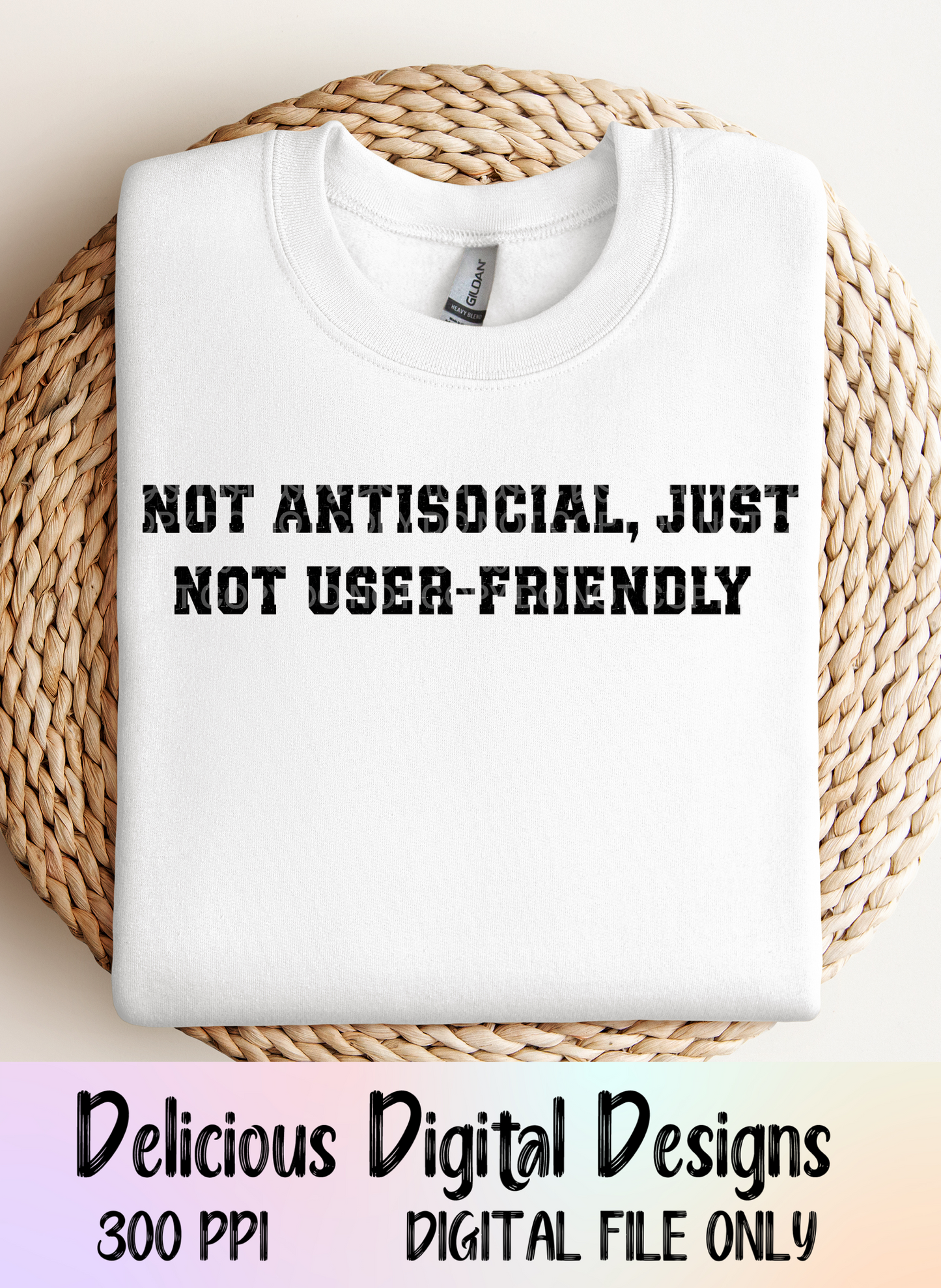 NOT USER- FRIENDLY PNG | Digital Download | PNG