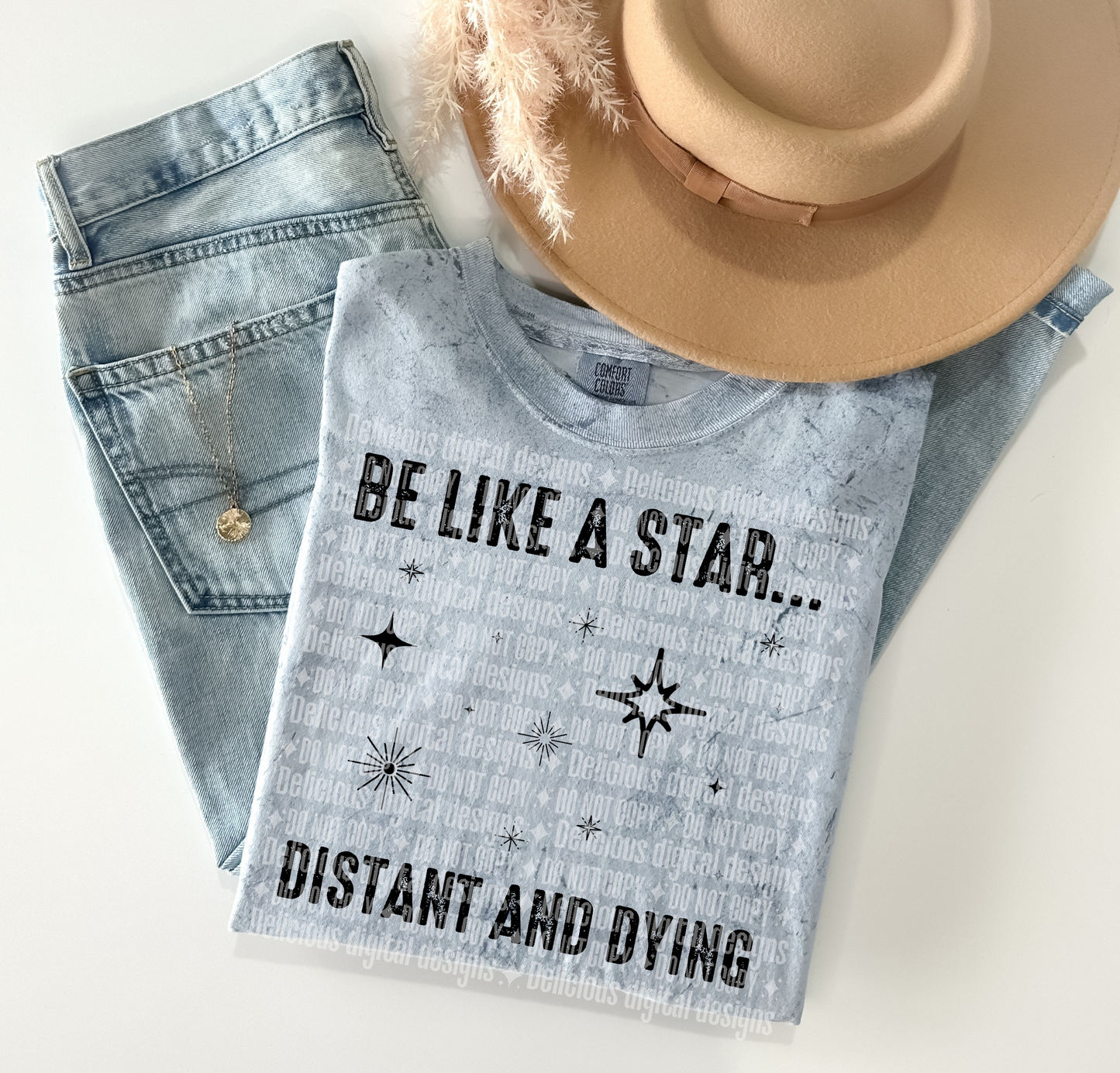 BE LIKE A STAR BLACK PNG | Digital Download | PNG