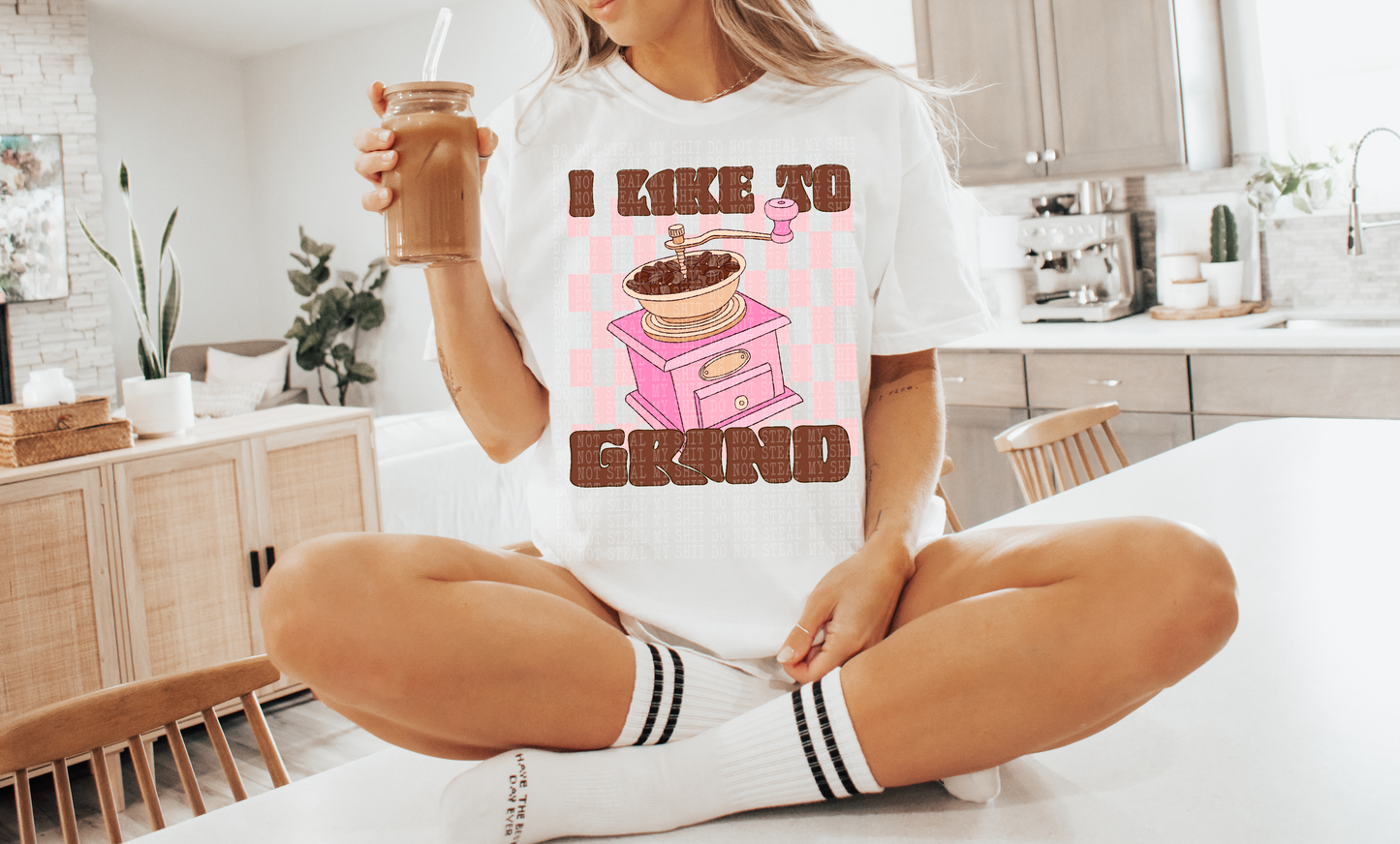 I LIKE TO GRIND PINK PNG | Digital Download | PNG