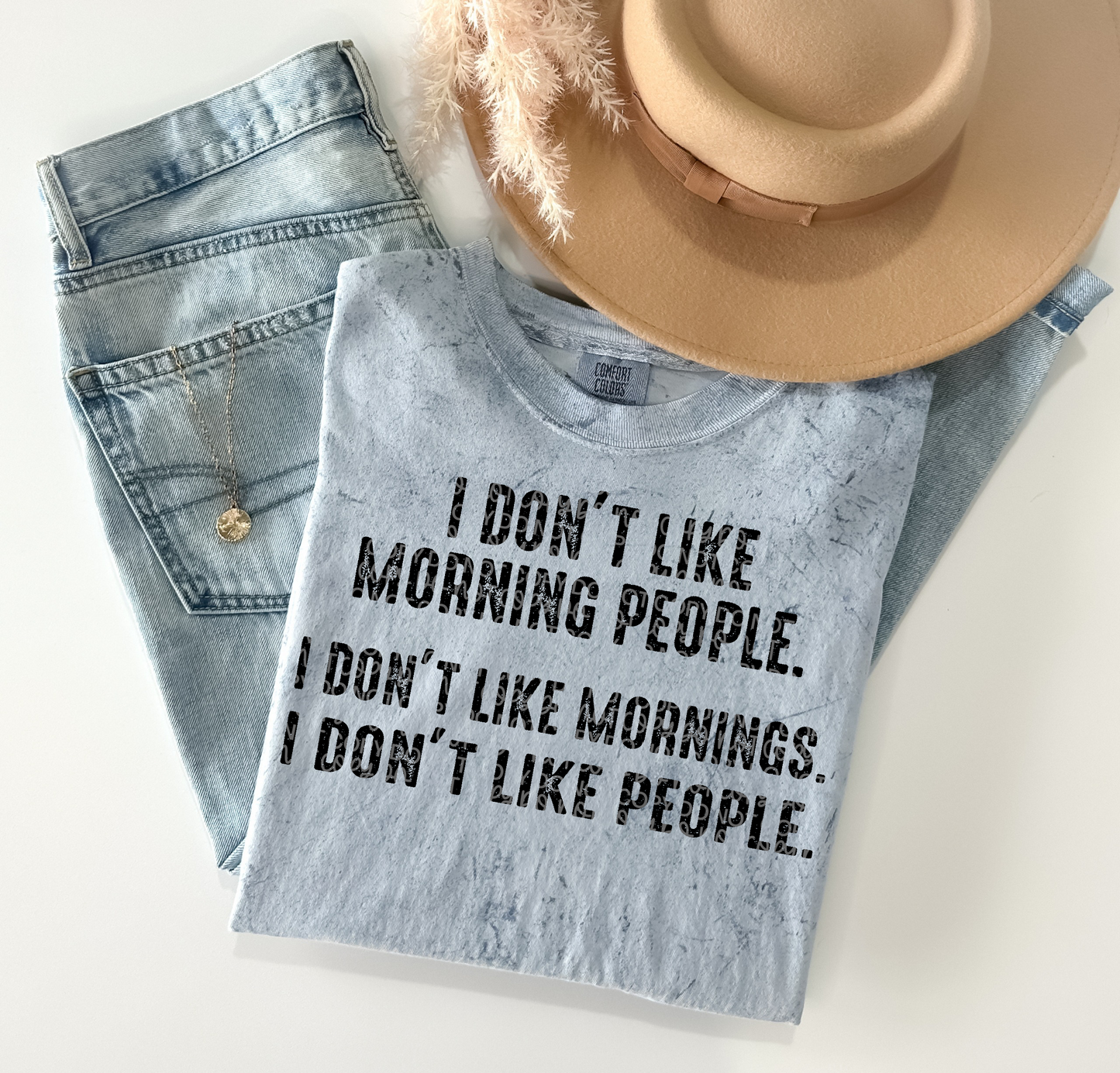 I DON’T LIKE MORNING PEOPLE PNG | Digital Download | PNG