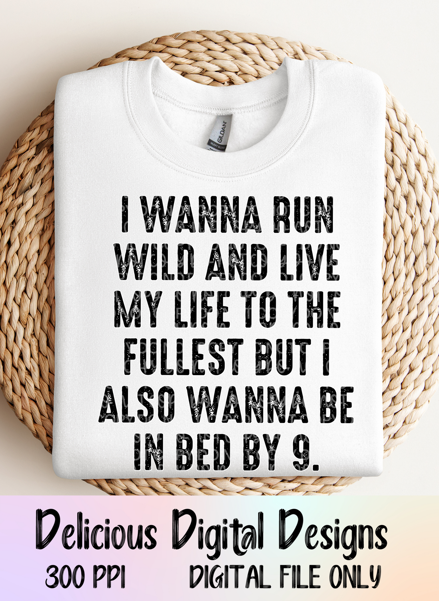 I WANNA LIVE WILD PNG | Digital Download | PNG