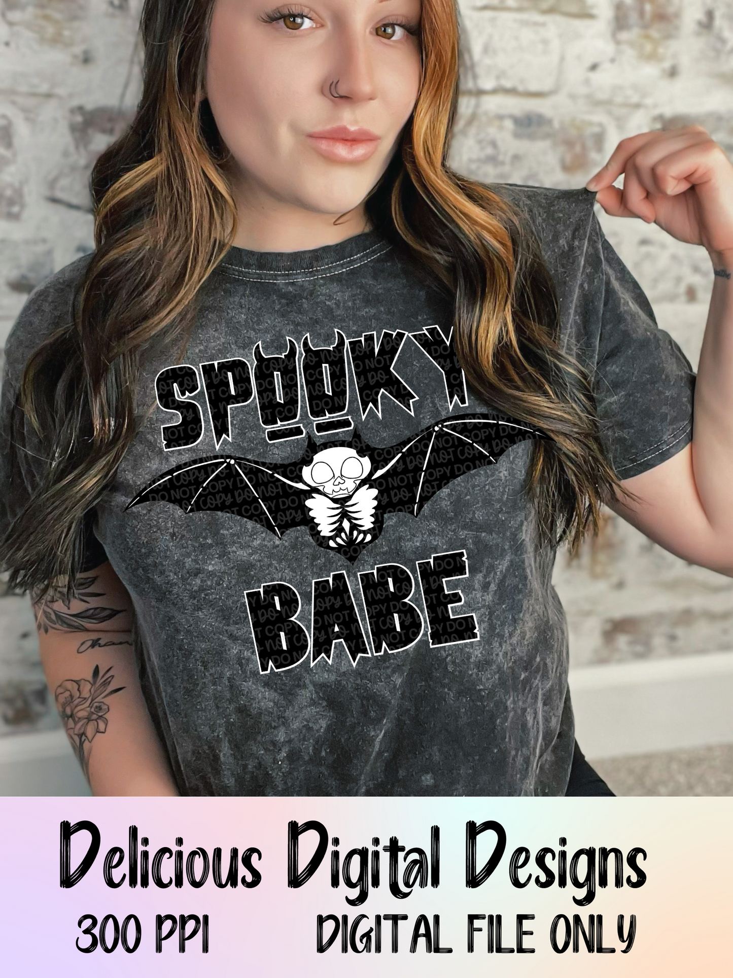 SPOOKY BABE PNG | Digital Download | PNG