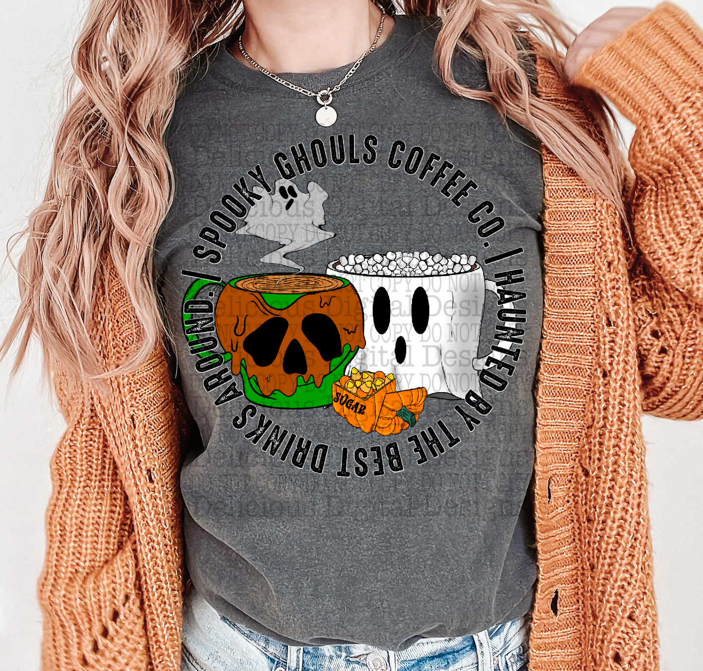 SPOOKY GHOUL COFFE CO. PNG | Digital Download | PNG