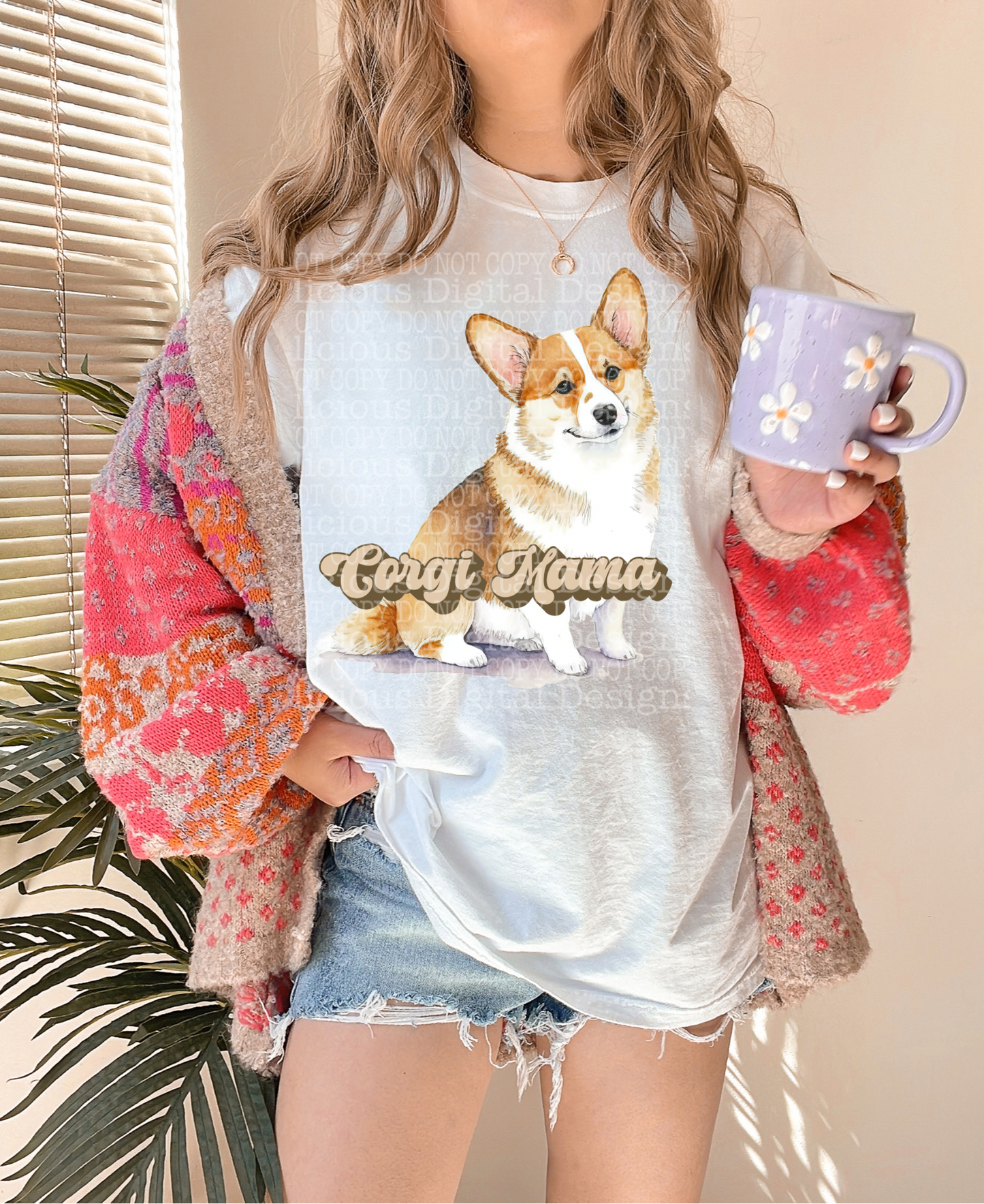 MAMÁ CORGI | Descarga digital | PNG