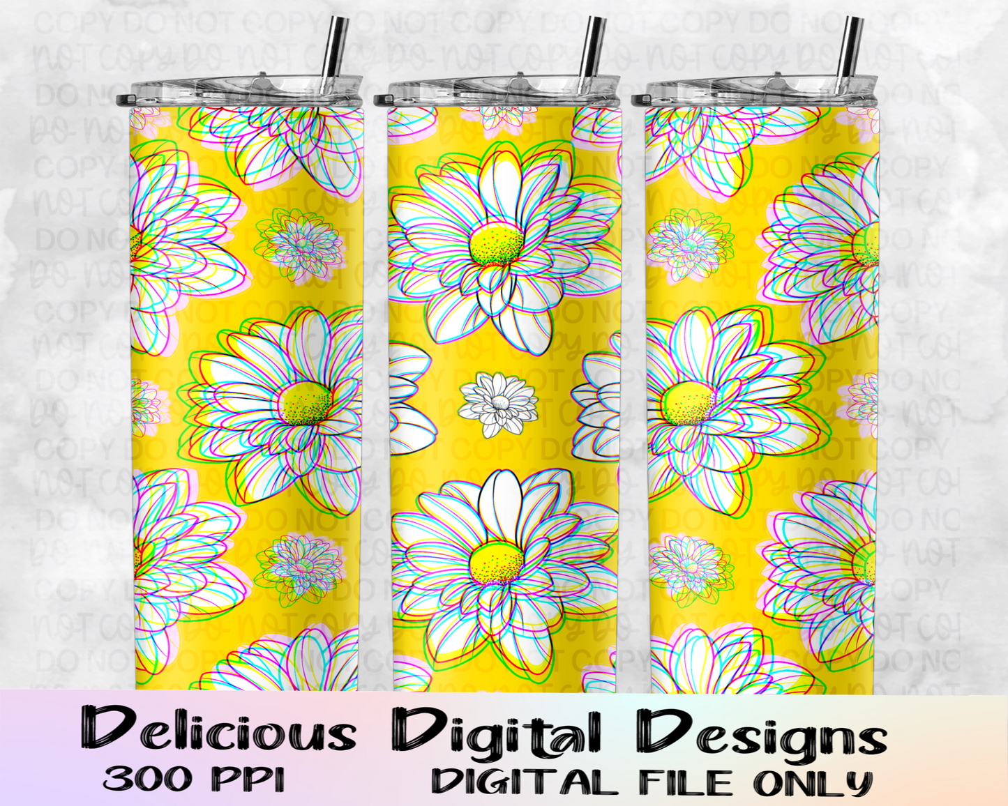 VASO DE MARGARITAS ZUMBADA | Descarga digital | PNG
