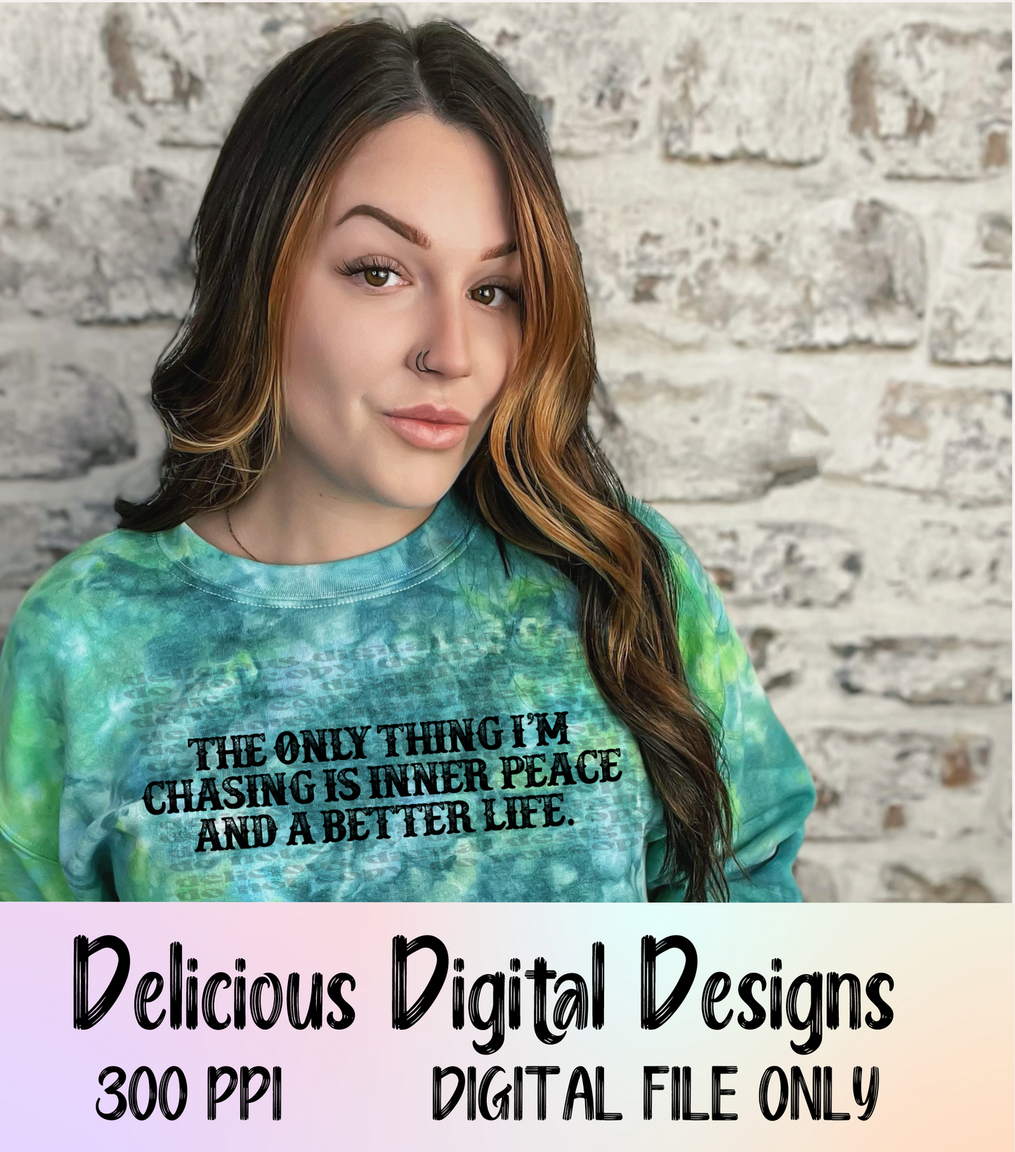 ONLY THING IM CHASING | Digital Download | PNG
