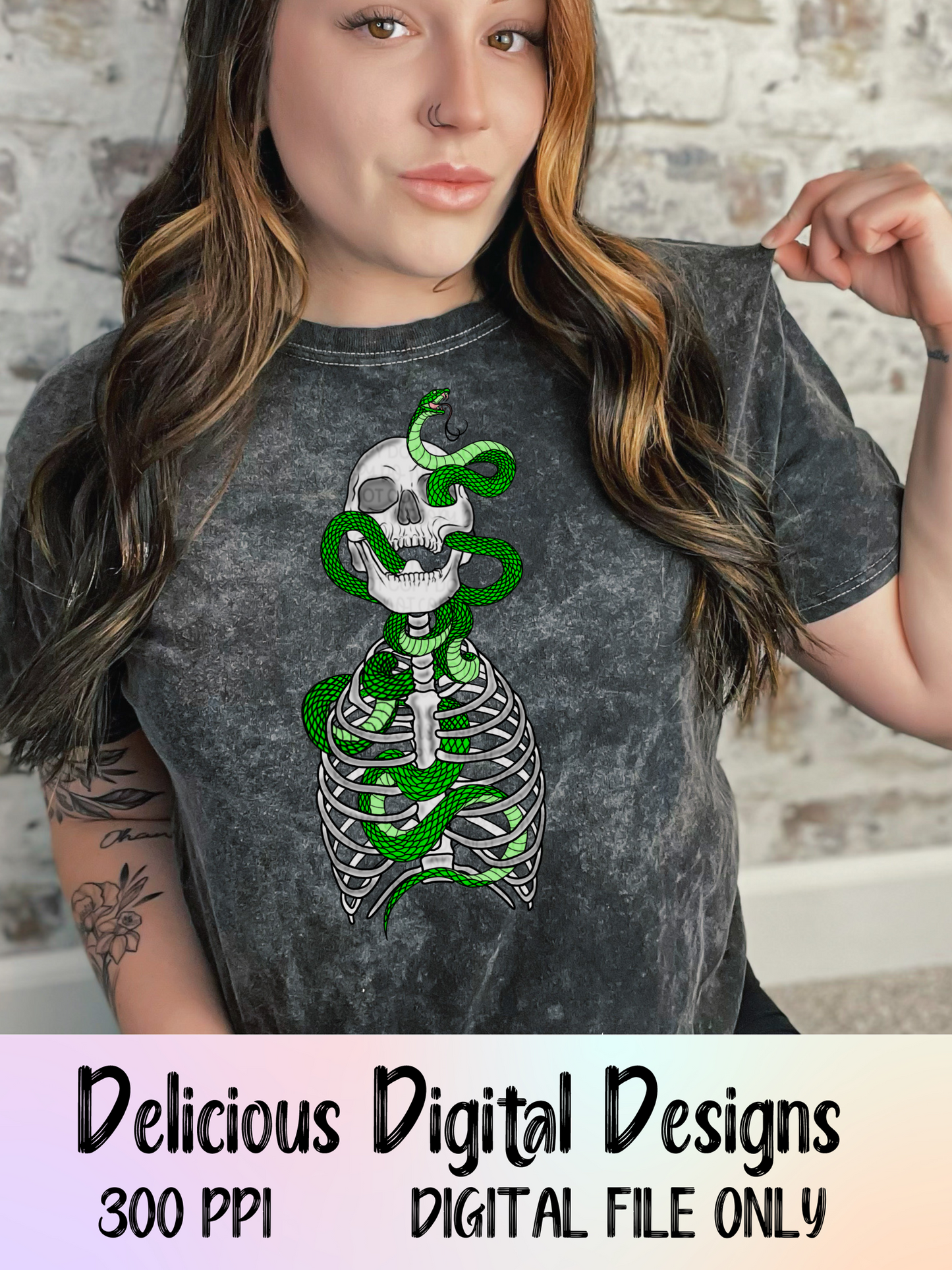 SKELETON SNAKE | Digital Download | PNG