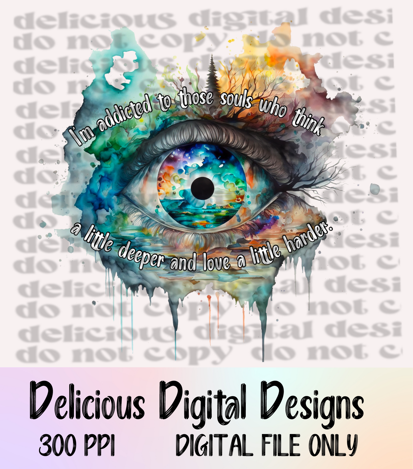 I’M ADDICTED TO THOSE SOULS | Digital Download | PNG