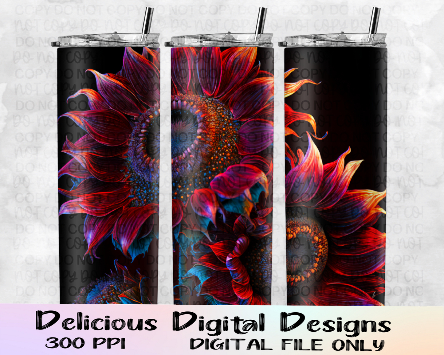 VASO DE GIRASOLES DE ROJO PROFUNDO | Descarga digital | PNG