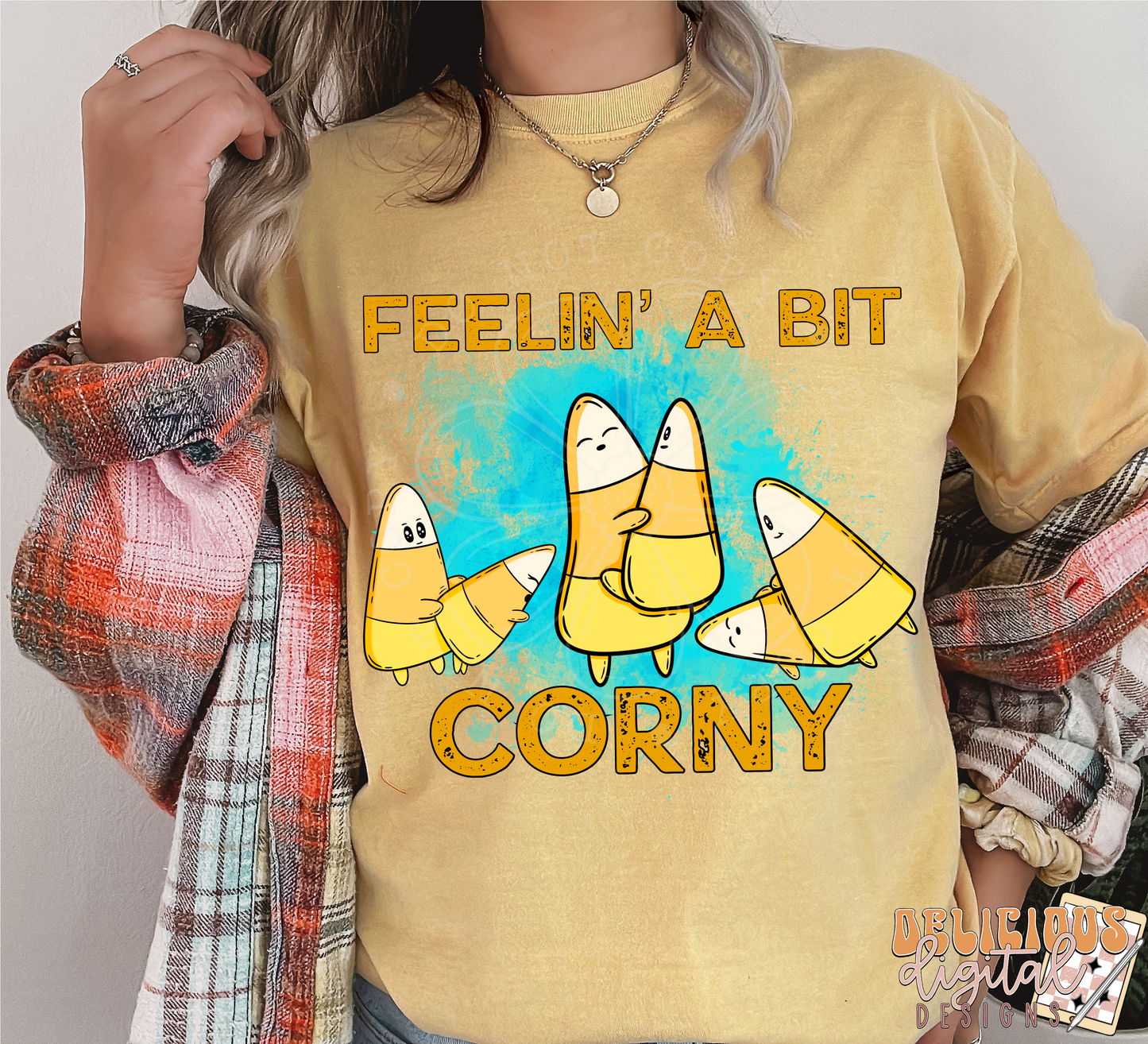 FEELIN’ A BIT CORNY PNG | Digital Download | PNG