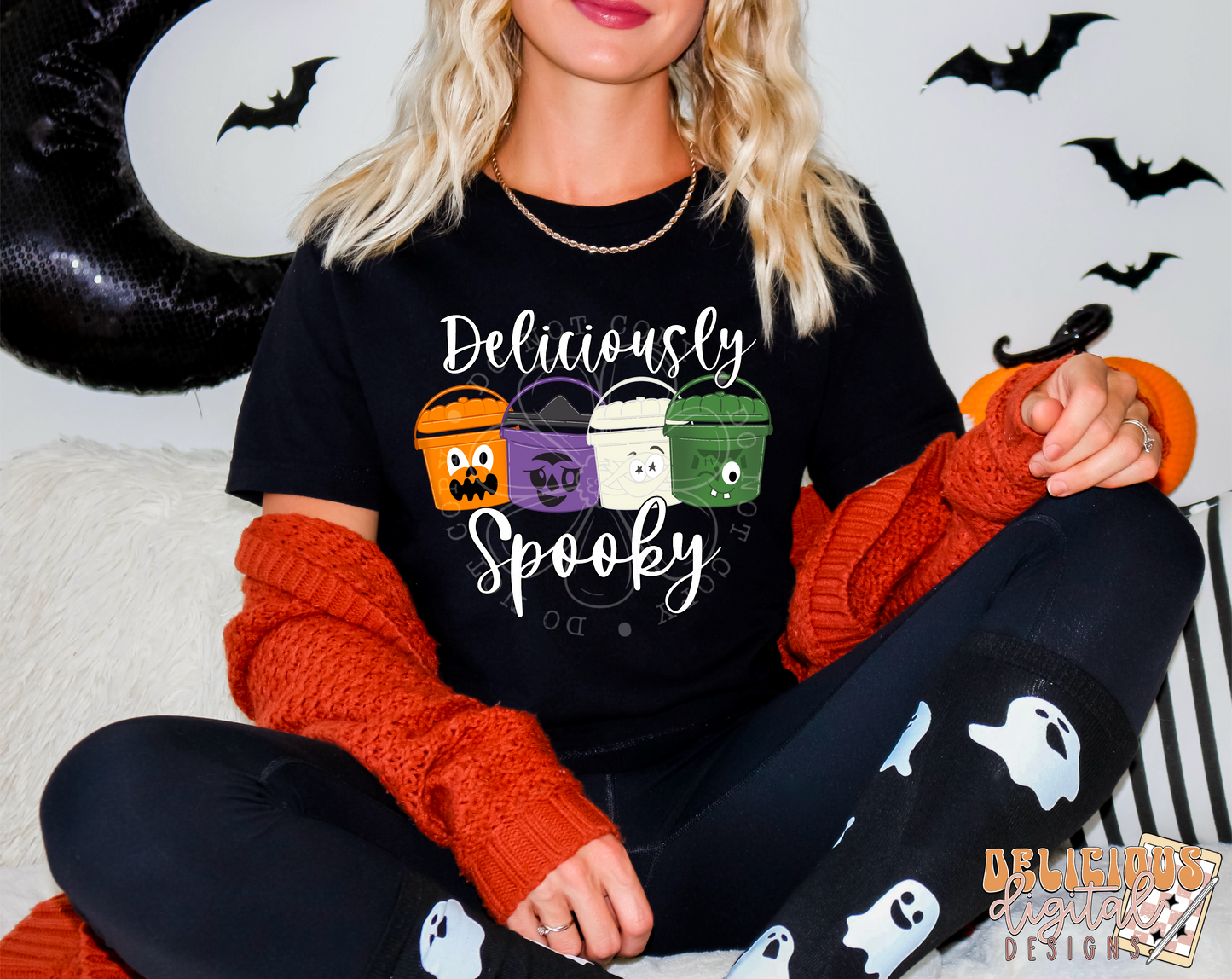 DELICIOUSLY SPOOKY PNG | Digital Download | PNG