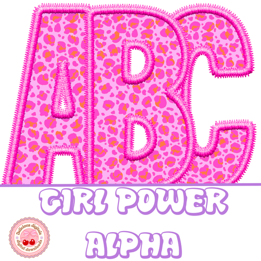 GIRL POWER ALPHA SET | Digital Download