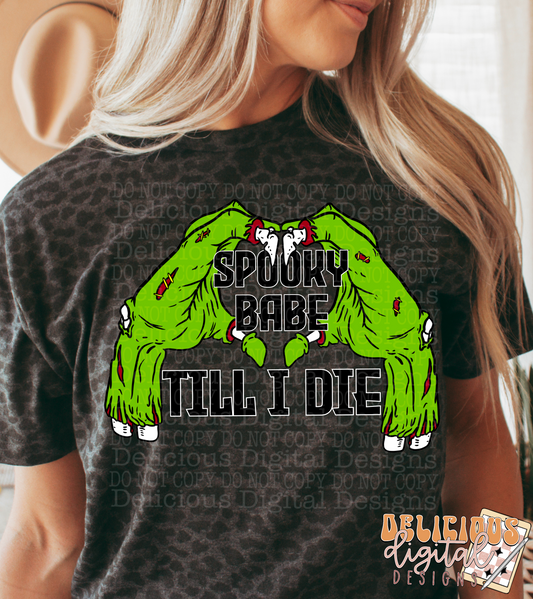 SPOOKY BABE TILL I DIE PNG | Digital Download | PNG