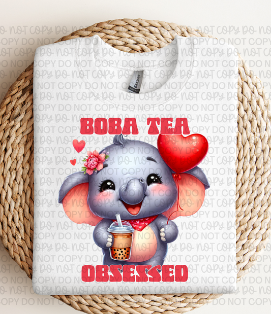 BOBA TEA ELEPHANT PNG | Digital Download | PNG